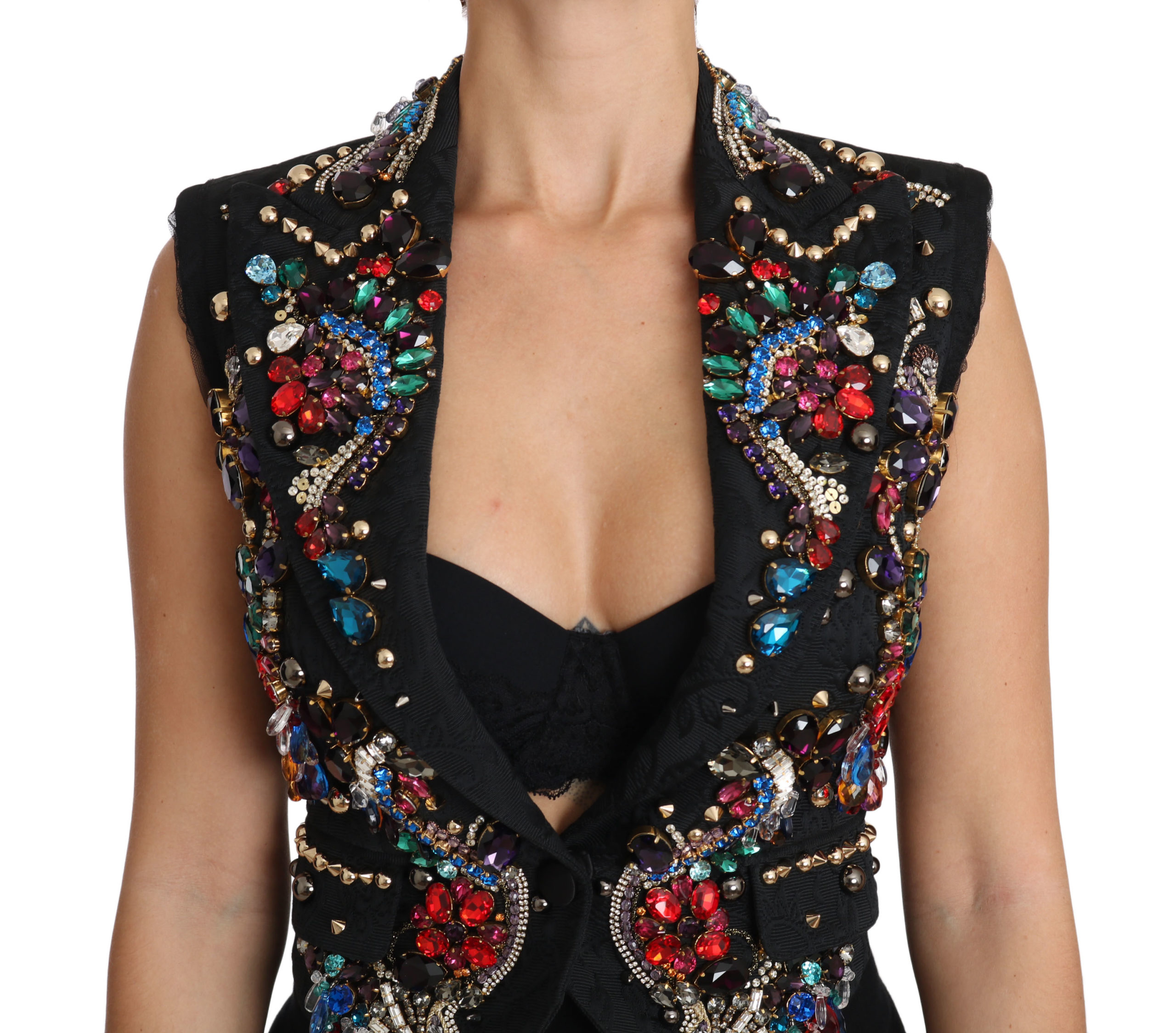 1026935.jpg Enchanted Sicily Crystal-Embellished Vest - Image 3