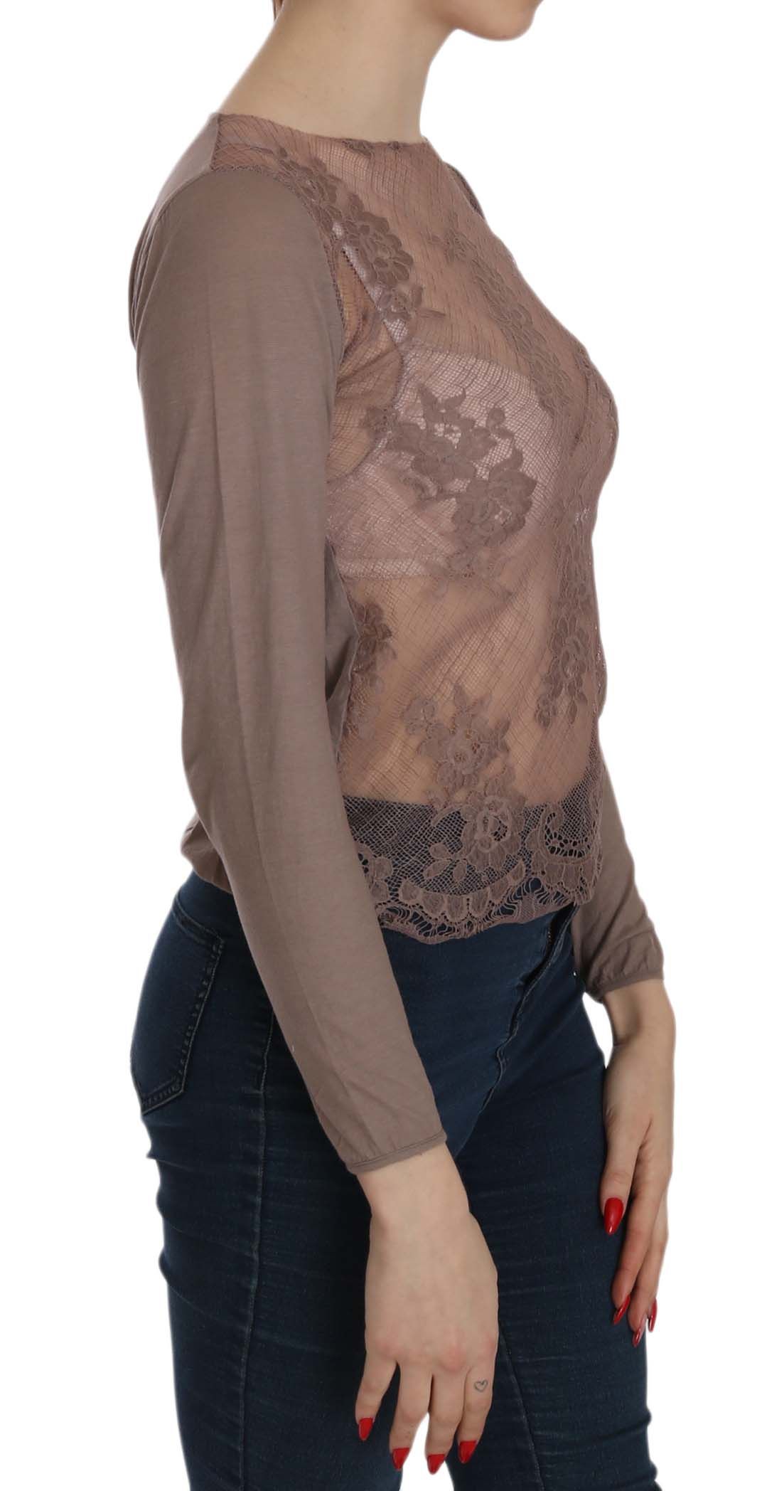 1156925.jpg Boat Neck Cotton Lace Blouse - Image 2
