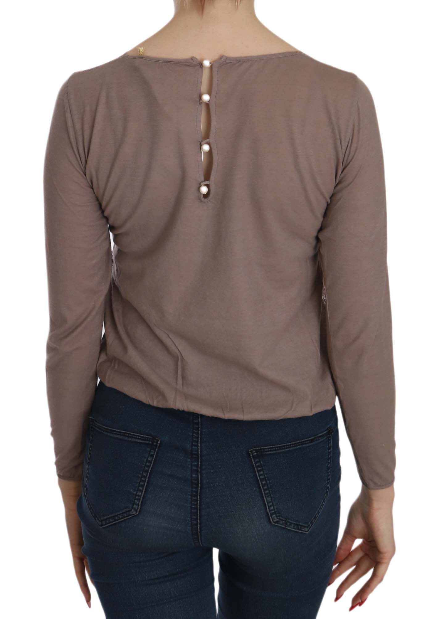 1156931.jpg Boat Neck Cotton Lace Blouse - Image 4