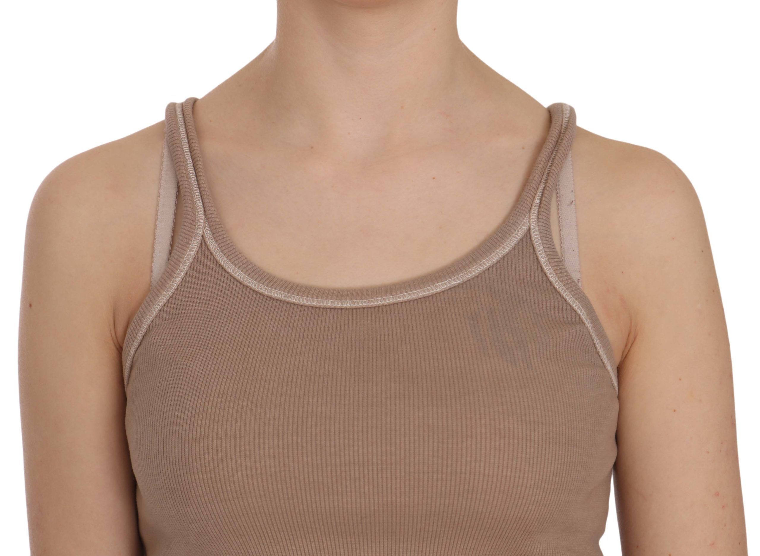 1157558.jpg Chic Brown Sleeveless Spaghetti Strap Top - Image 5
