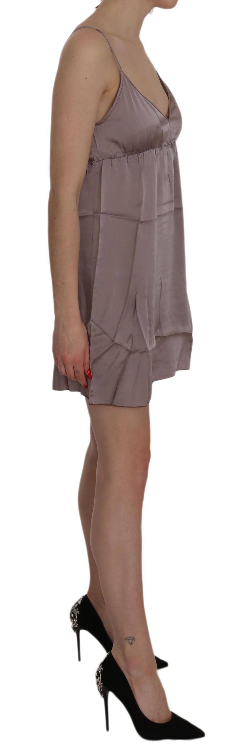 1175045.jpg Elegant Spaghetti Strap Silk Mini Dress - Image 5