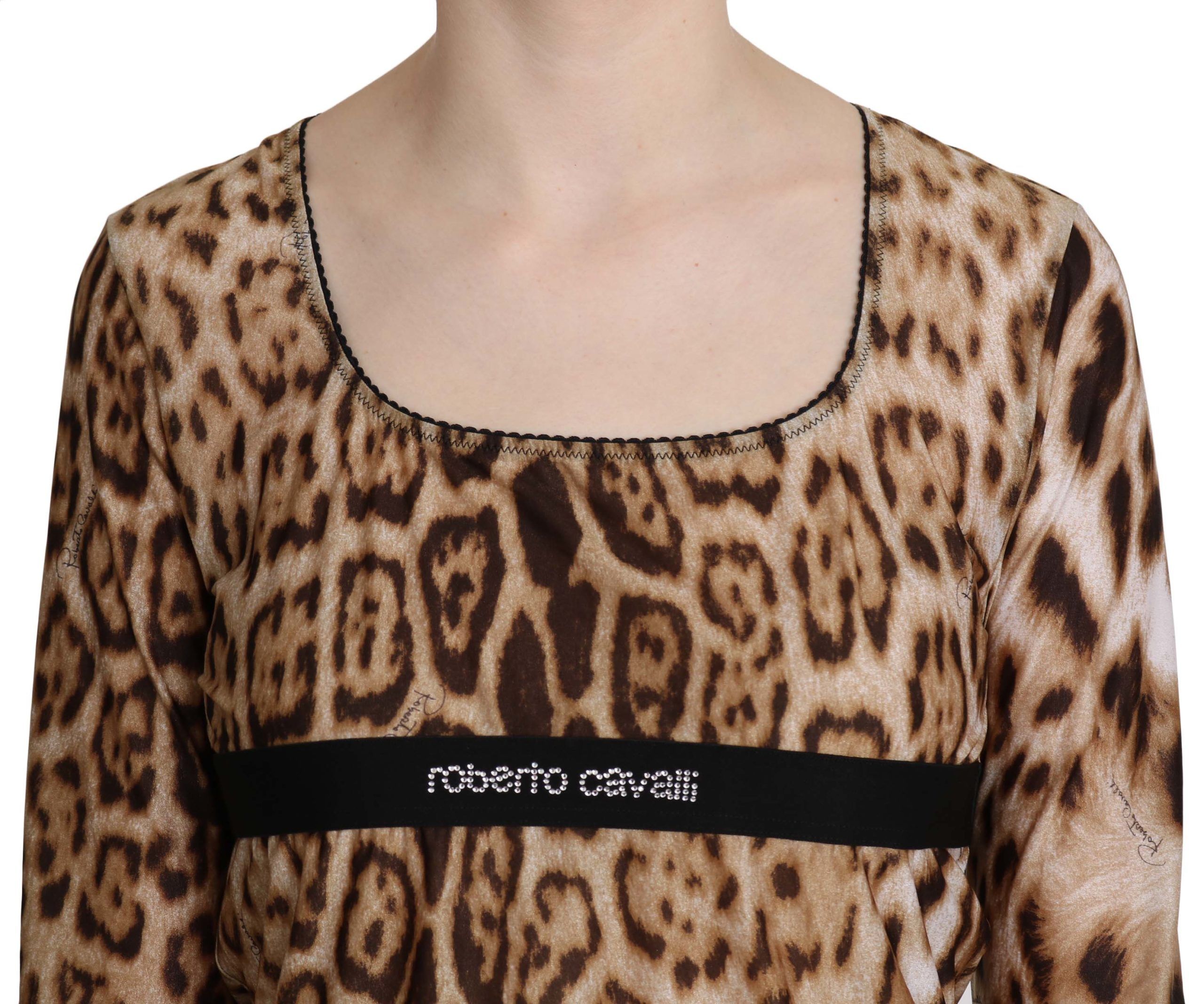 1175183.jpg Elegant Leopard Long Sleeve Top - Image 4