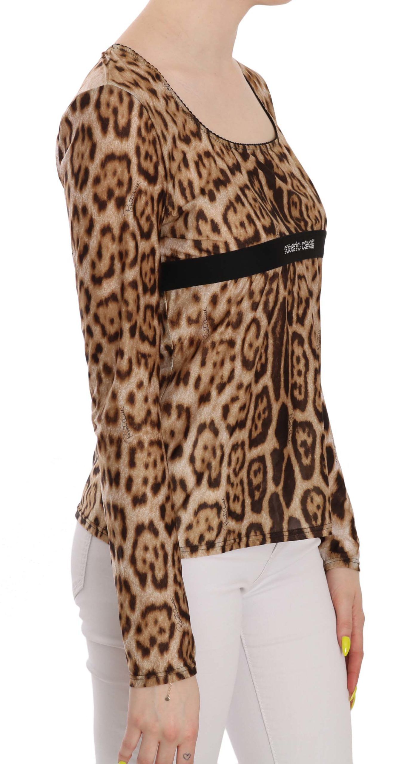 1175189.jpg Elegant Leopard Long Sleeve Top - Image 5