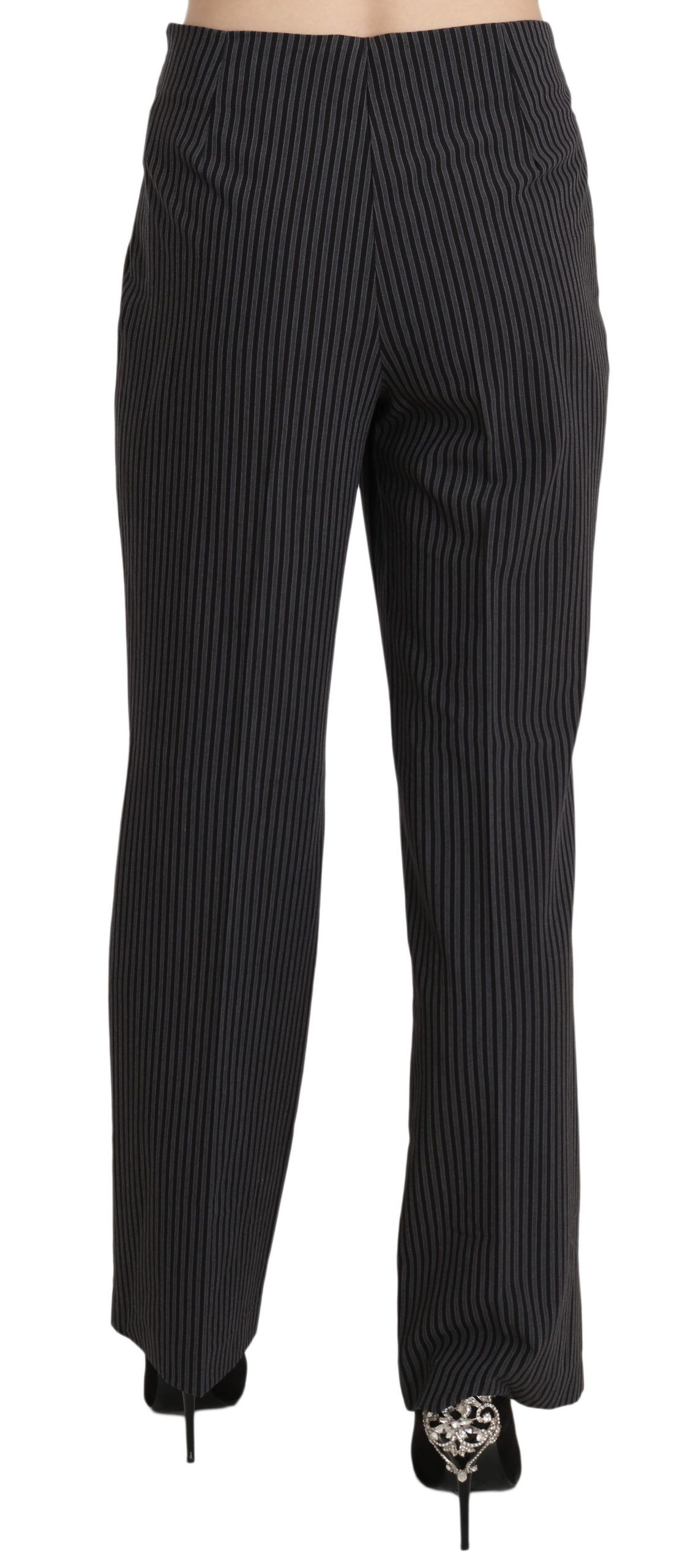 1175348.jpg Elegant Striped Straight Fit Pants - Image 4