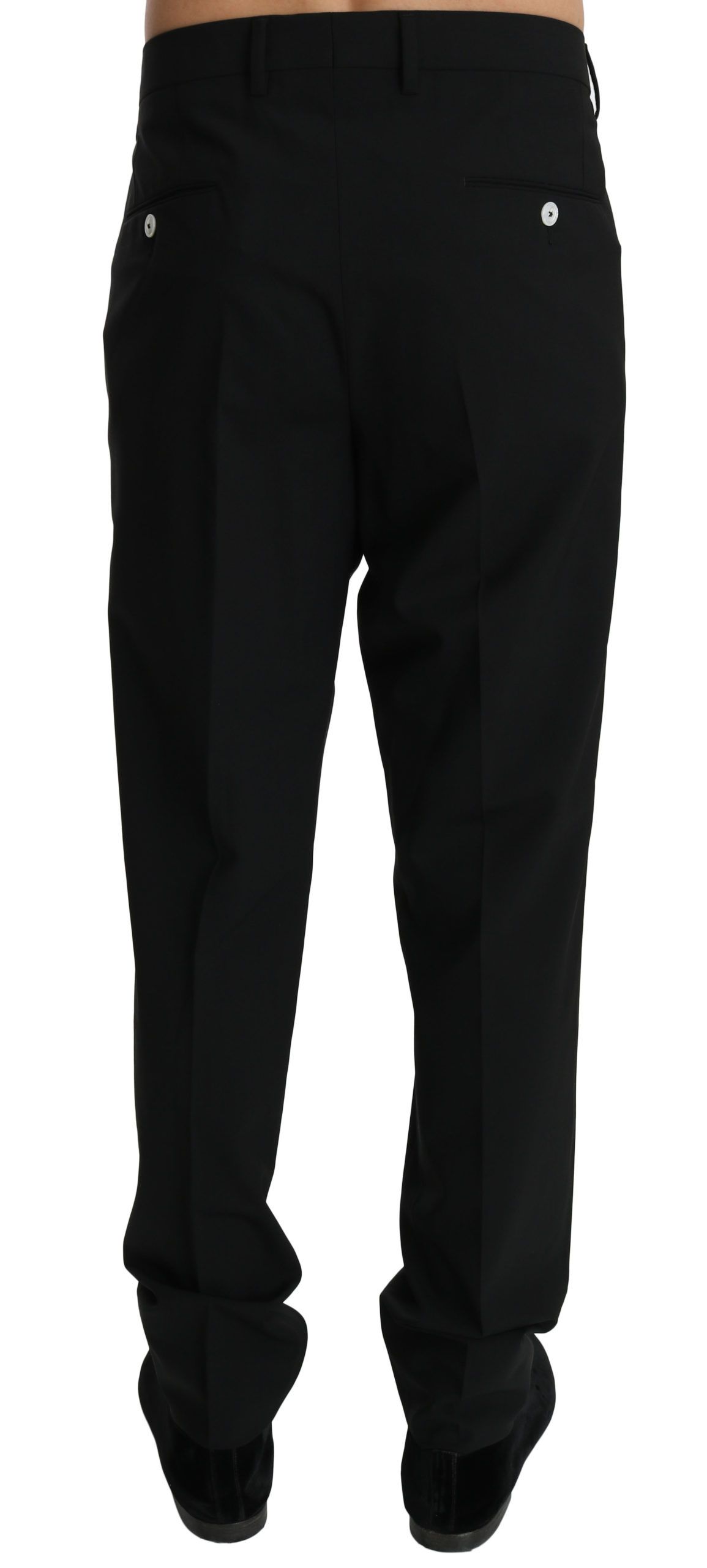 1194050.jpg Elegant Black Dress Pants by Iconic Fashion House - Image 3