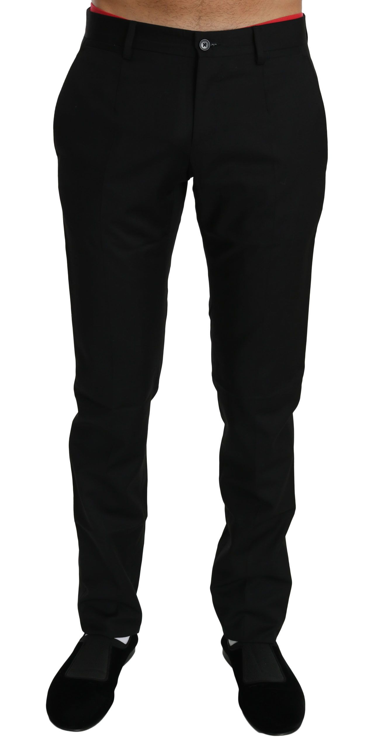 1194118.jpg Elegant Black Wool Dress Pants - Image 4