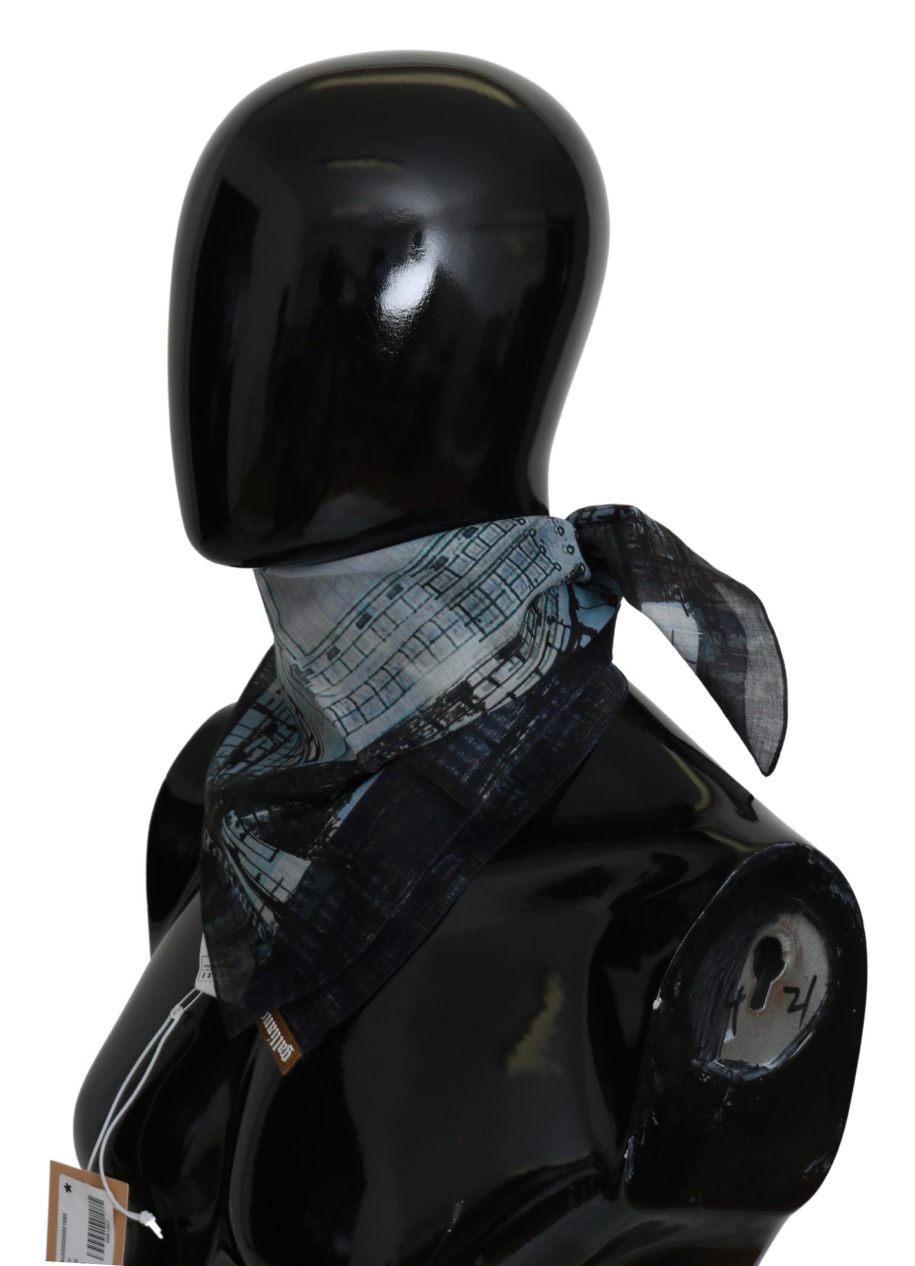 1293375.jpg Chic Multicolor Cotton Men's Scarf - Image 2