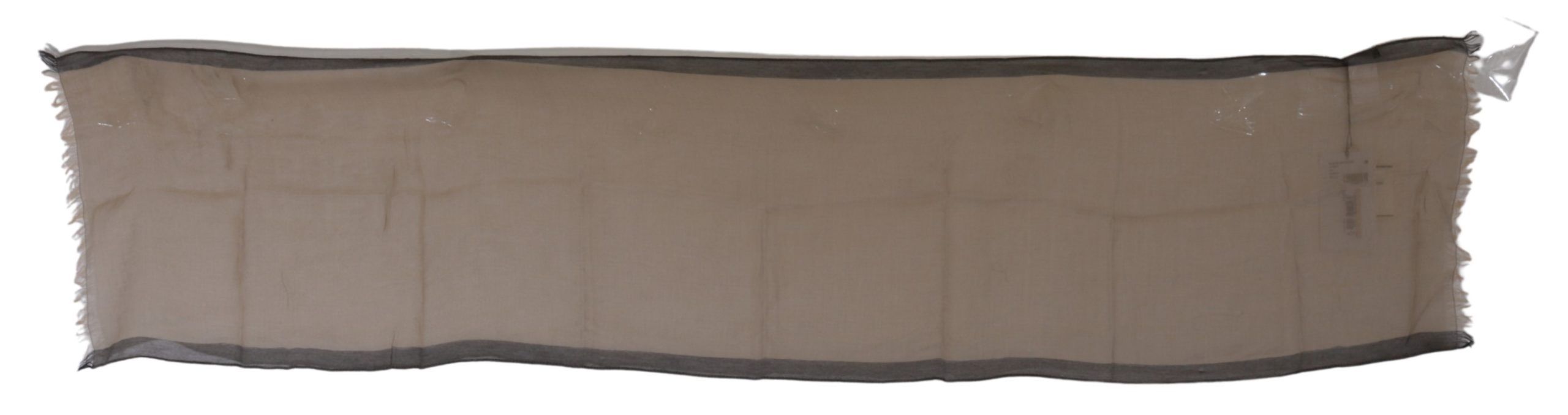 1293470.jpg Elegant Beige Cotton Scarf for Women - Image 4