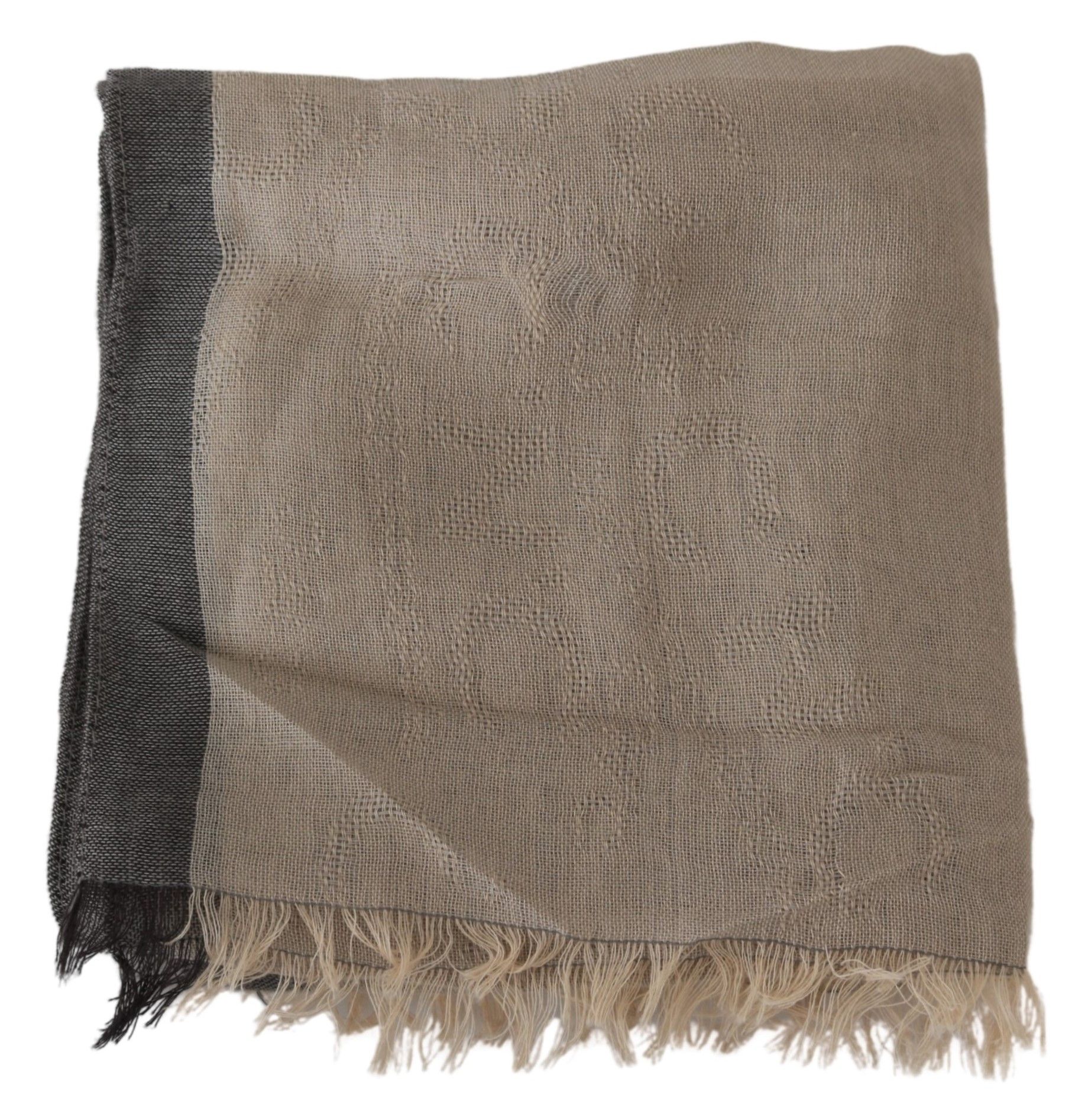 1293471.jpg Elegant Beige Cotton Scarf for Women - Image 5