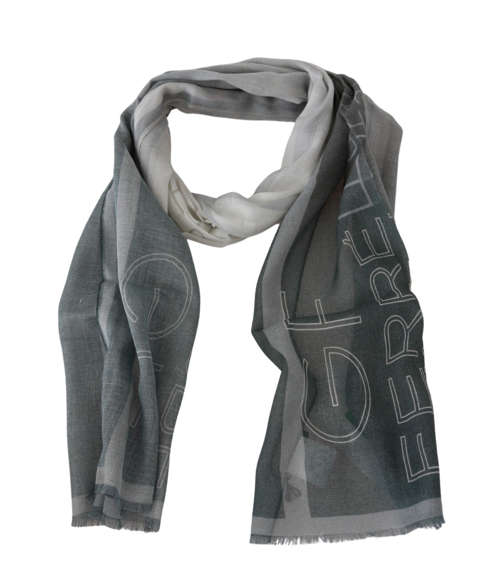 1309052.jpg Elegant Blue Gray Patterned Scarf - Image 6