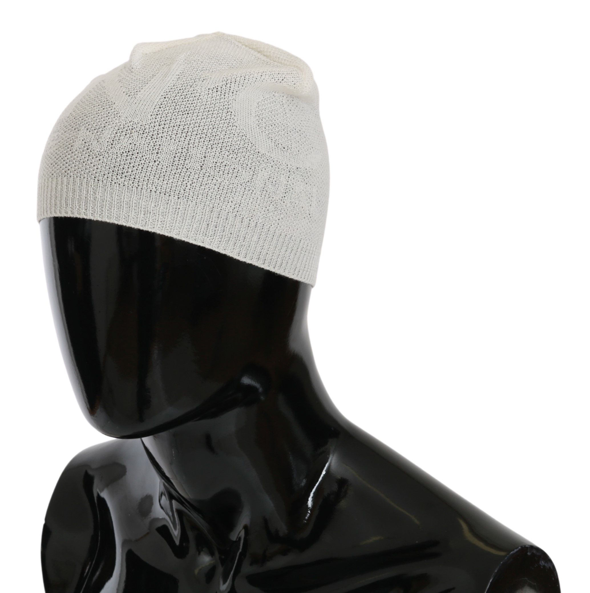 1309142.jpg Elegant White Wool Blend Beanie Hat - Image 4