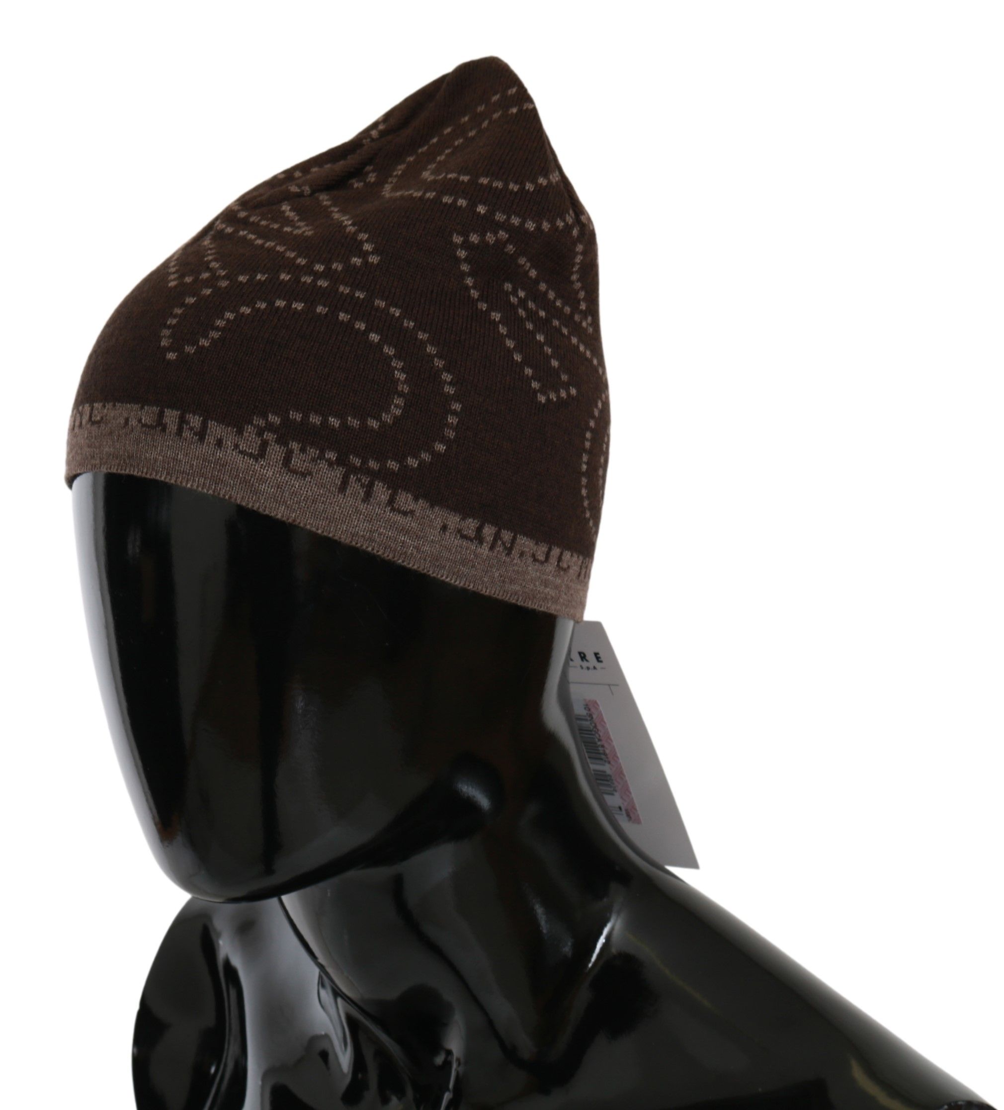 1309152.jpg Chic Two-Tone Wool Blend Beanie - Image 4
