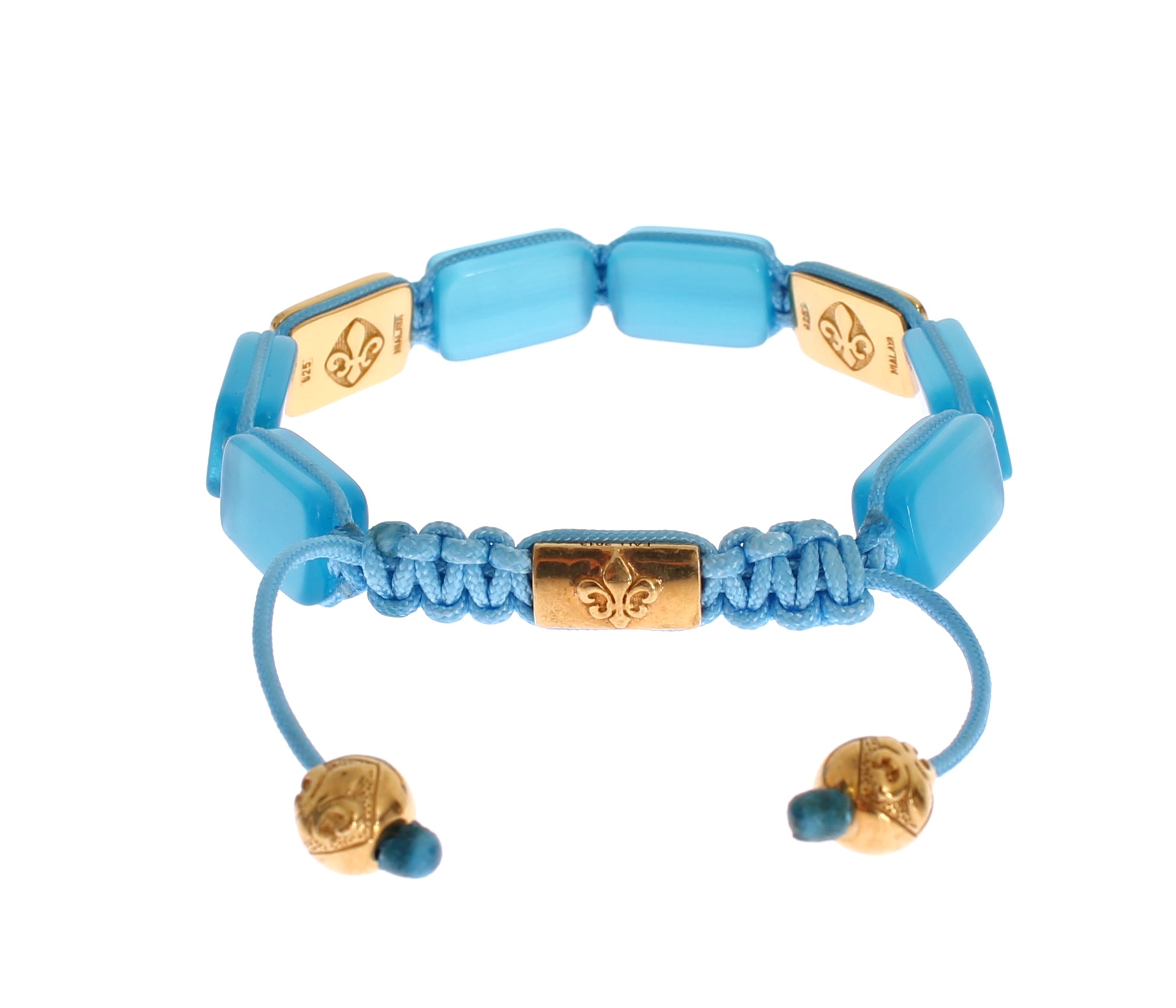 135583.jpg Elegant Blue Opal & Diamond-Studded Bracelet - Image 6