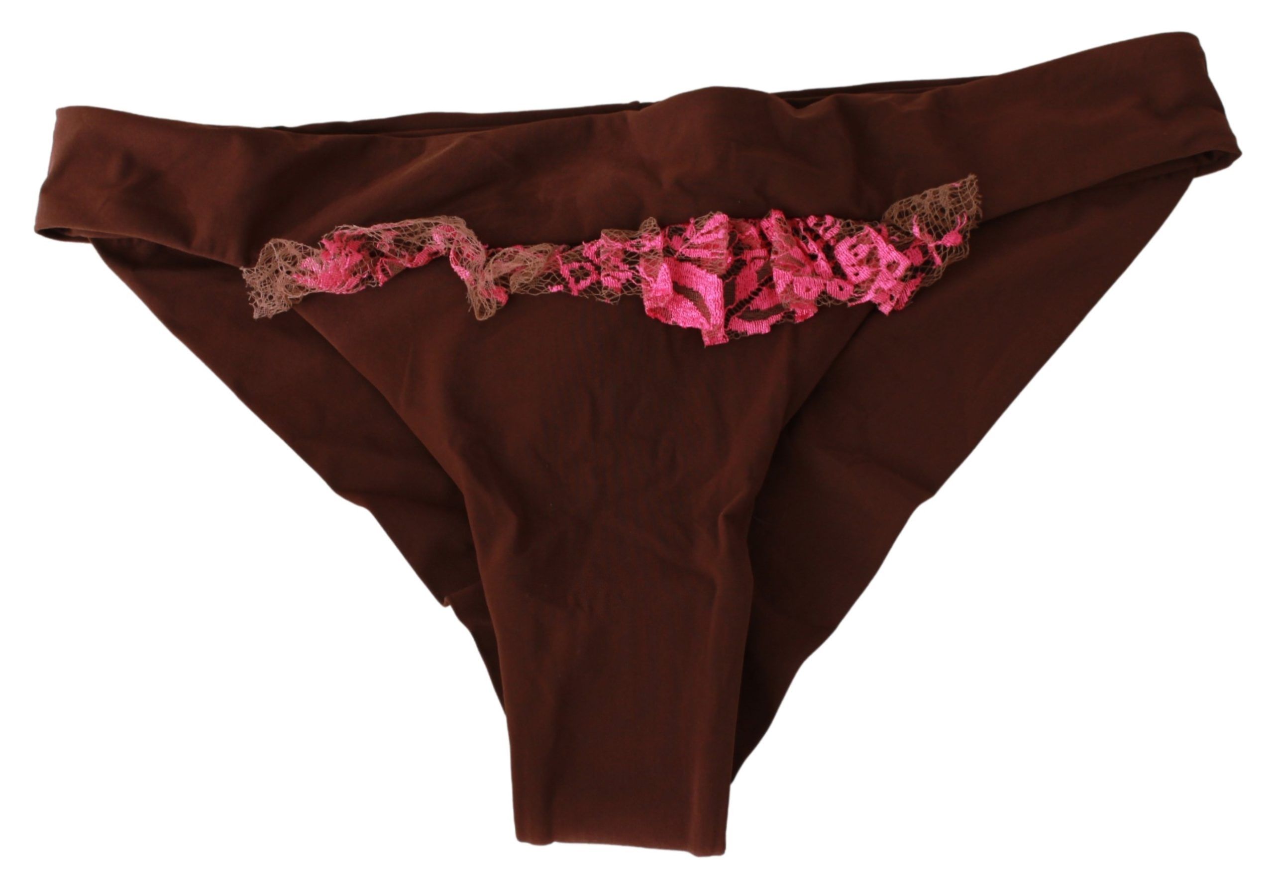 1386565.jpg Chic Pink and Brown Two-Piece Swimsuit - Image 3
