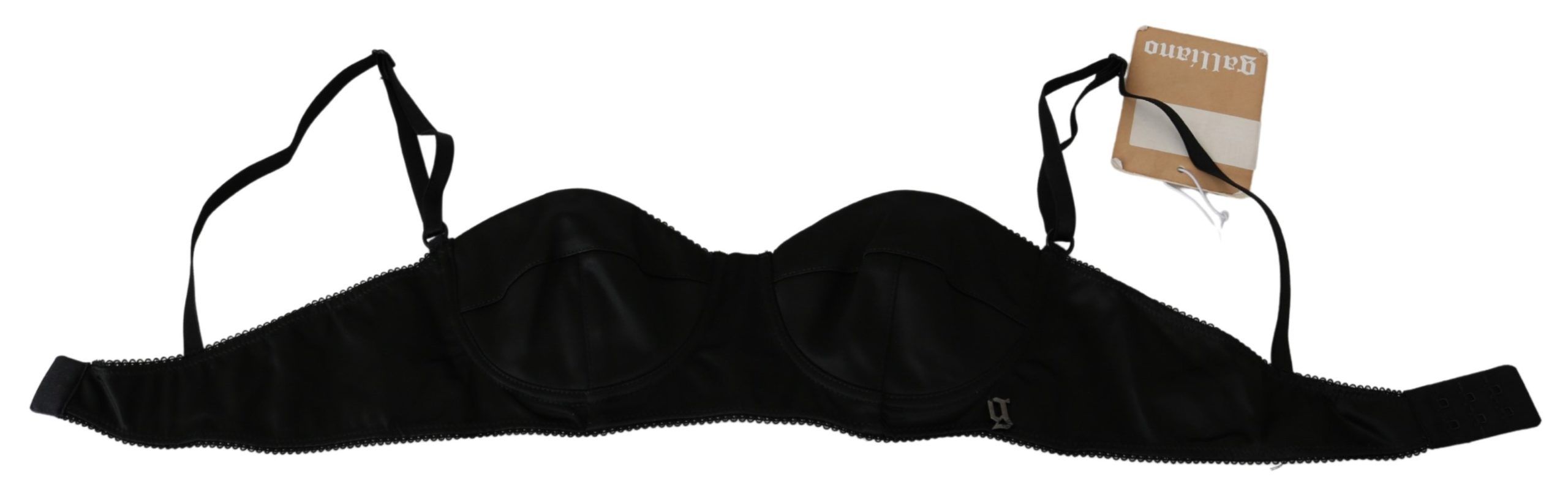 1386787.jpg Elegant Black Cotton Bralette - Image 3