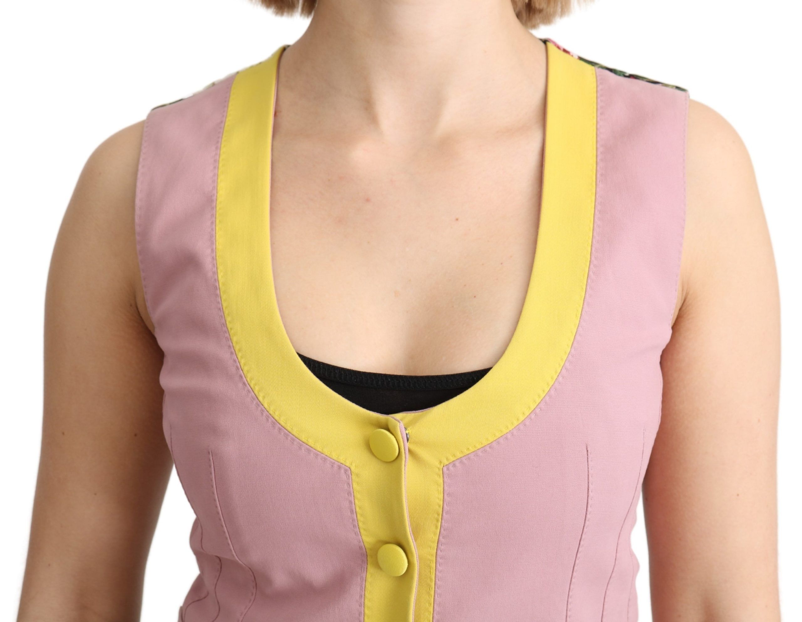 1400341.jpg Chic Sleeveless Vest in Pink Hues - Image 5