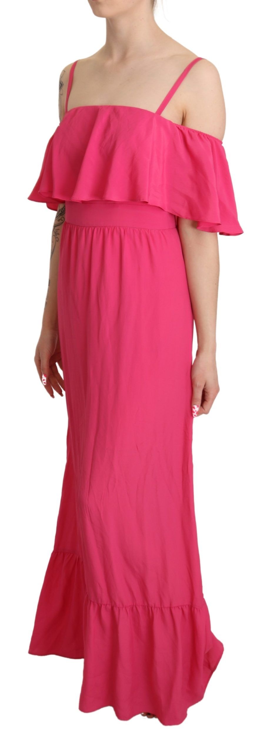 1427961.jpg Elegant Off Shoulder A-Line Dress - Image 3