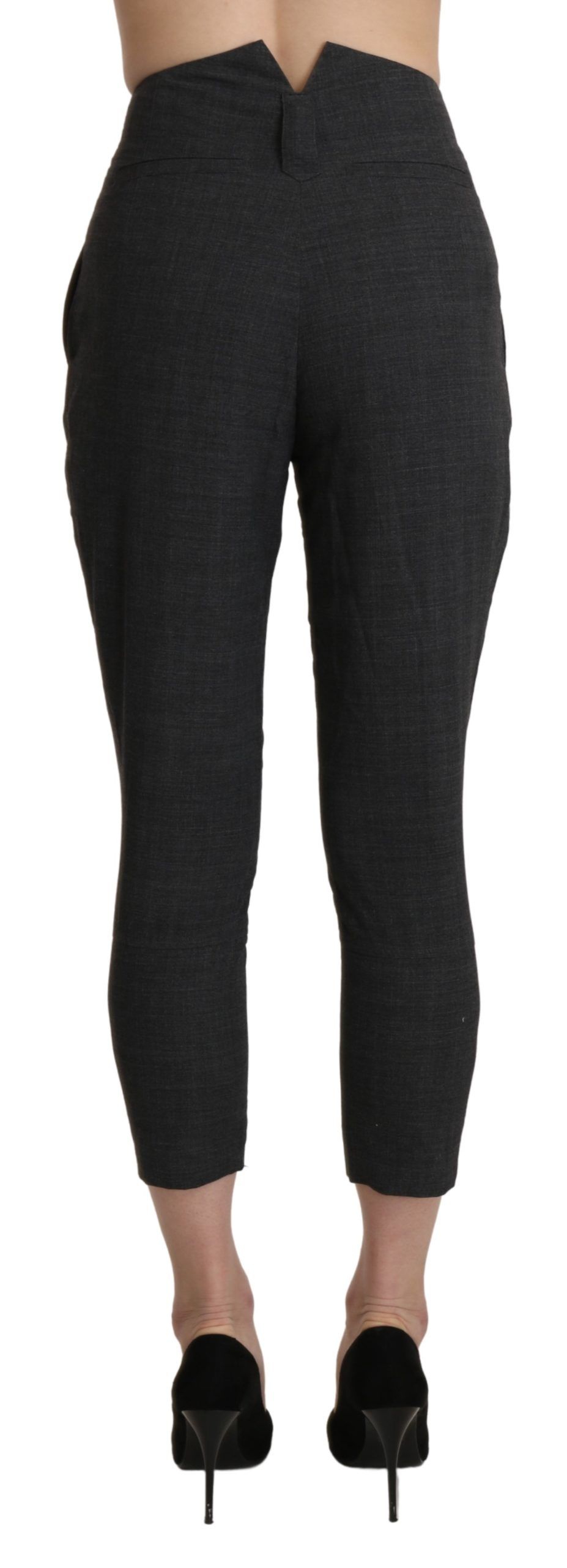 1437050.jpg Chic High Waist Capri Cropped Pants - Image 3