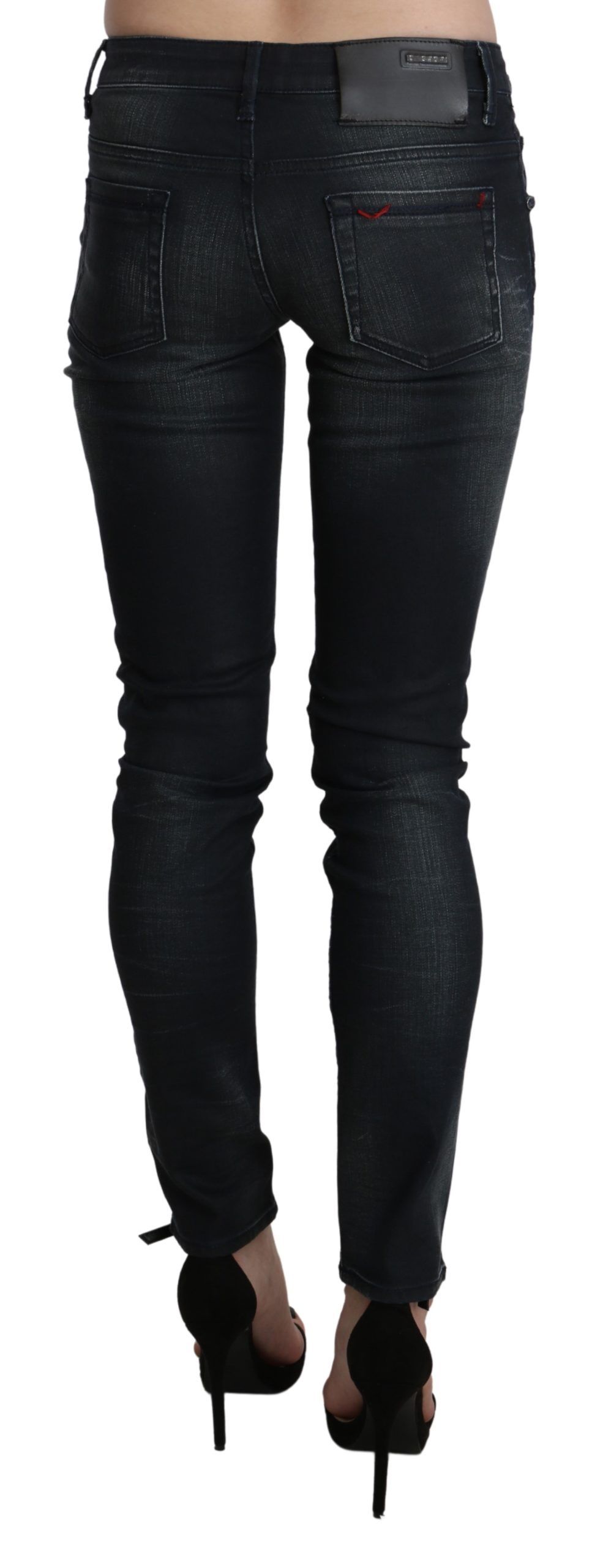 1437367.jpg Chic Blue Washed Skinny Denim Jeans - Image 3