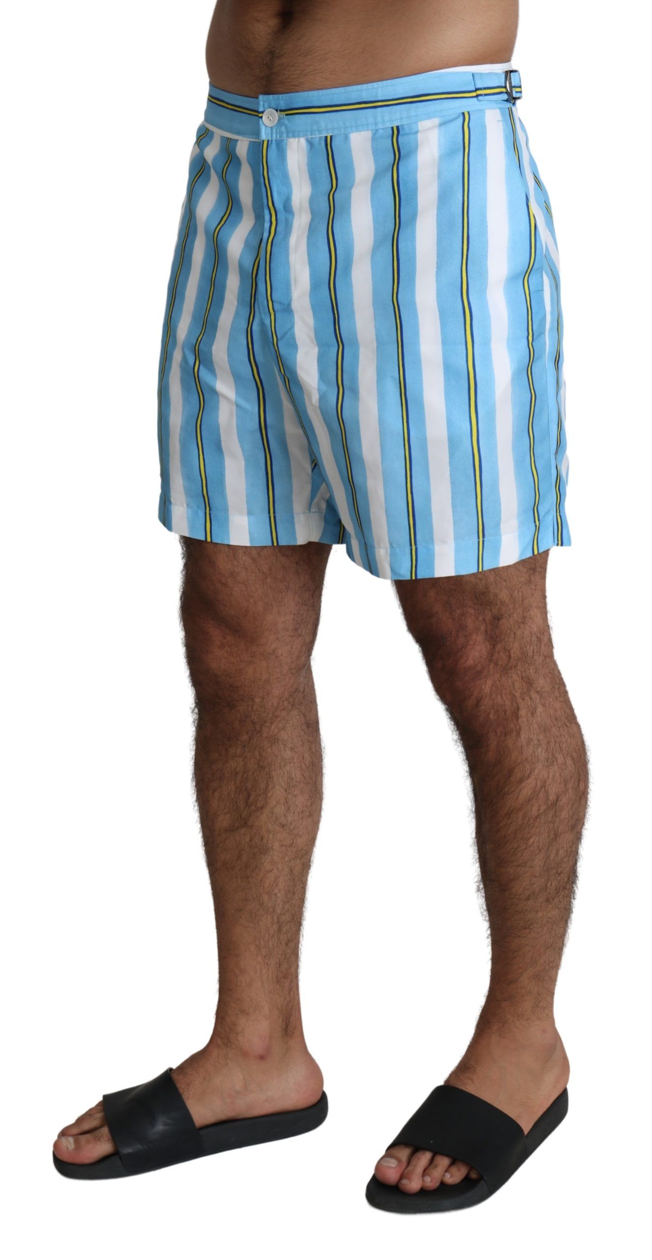 1445412.jpg Striped Elegance Swim Shorts - Image 2