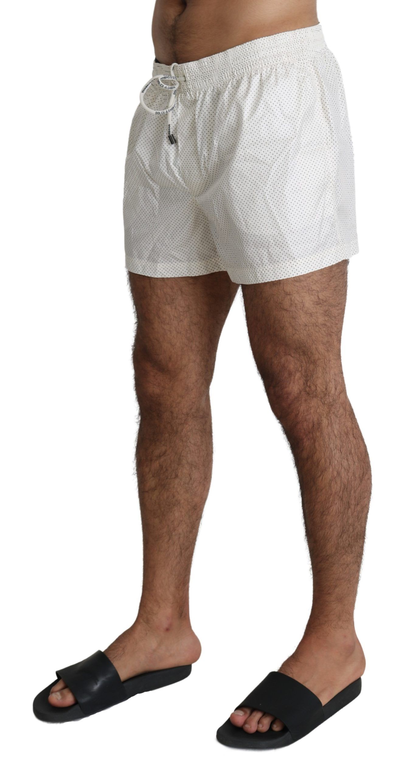 1445462.jpg Chic Polka Dot Swim Shorts Trunks - Image 2
