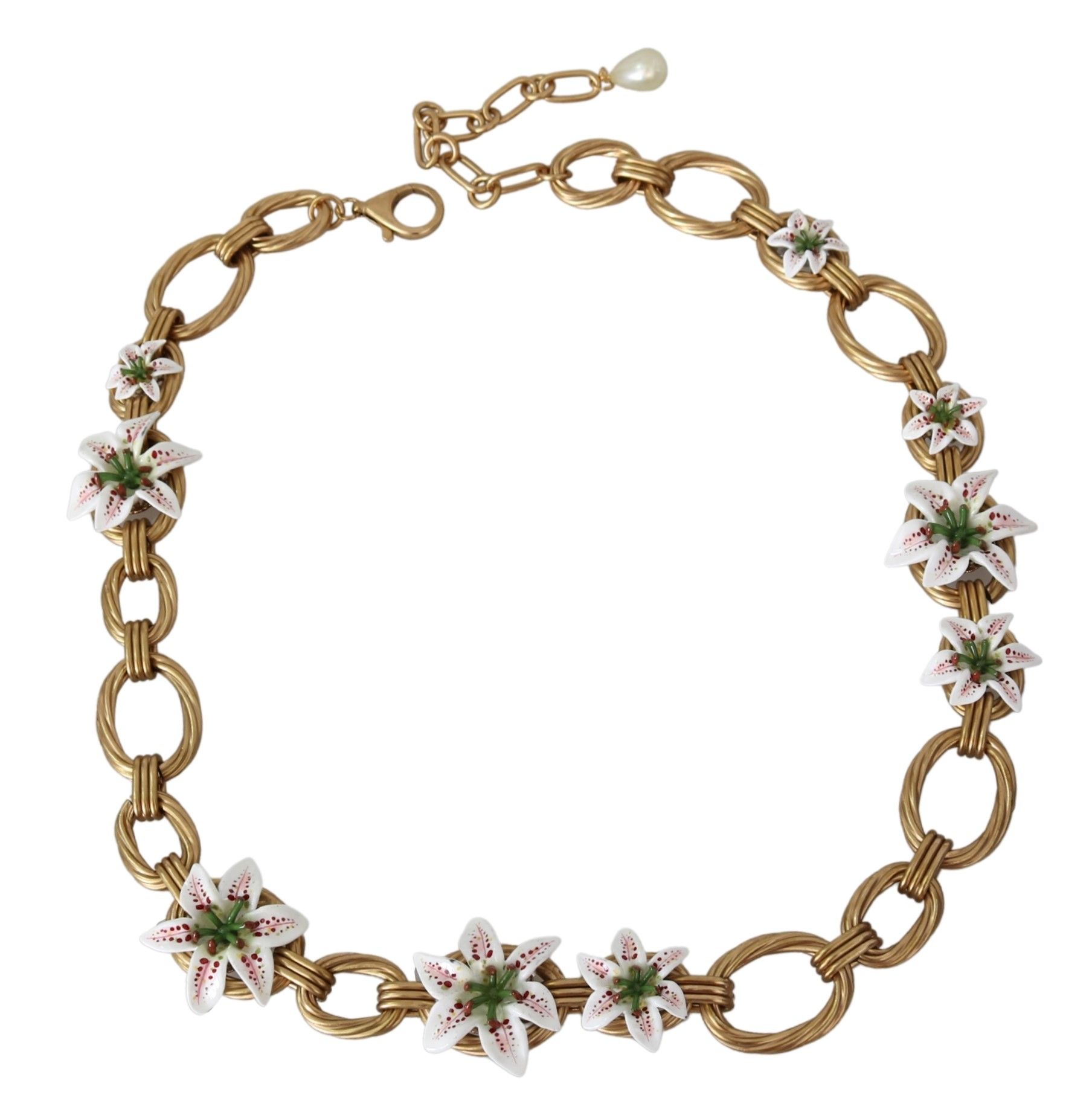 1450064.jpg Exquisite Gold Sicily Statement Necklace - Image 2