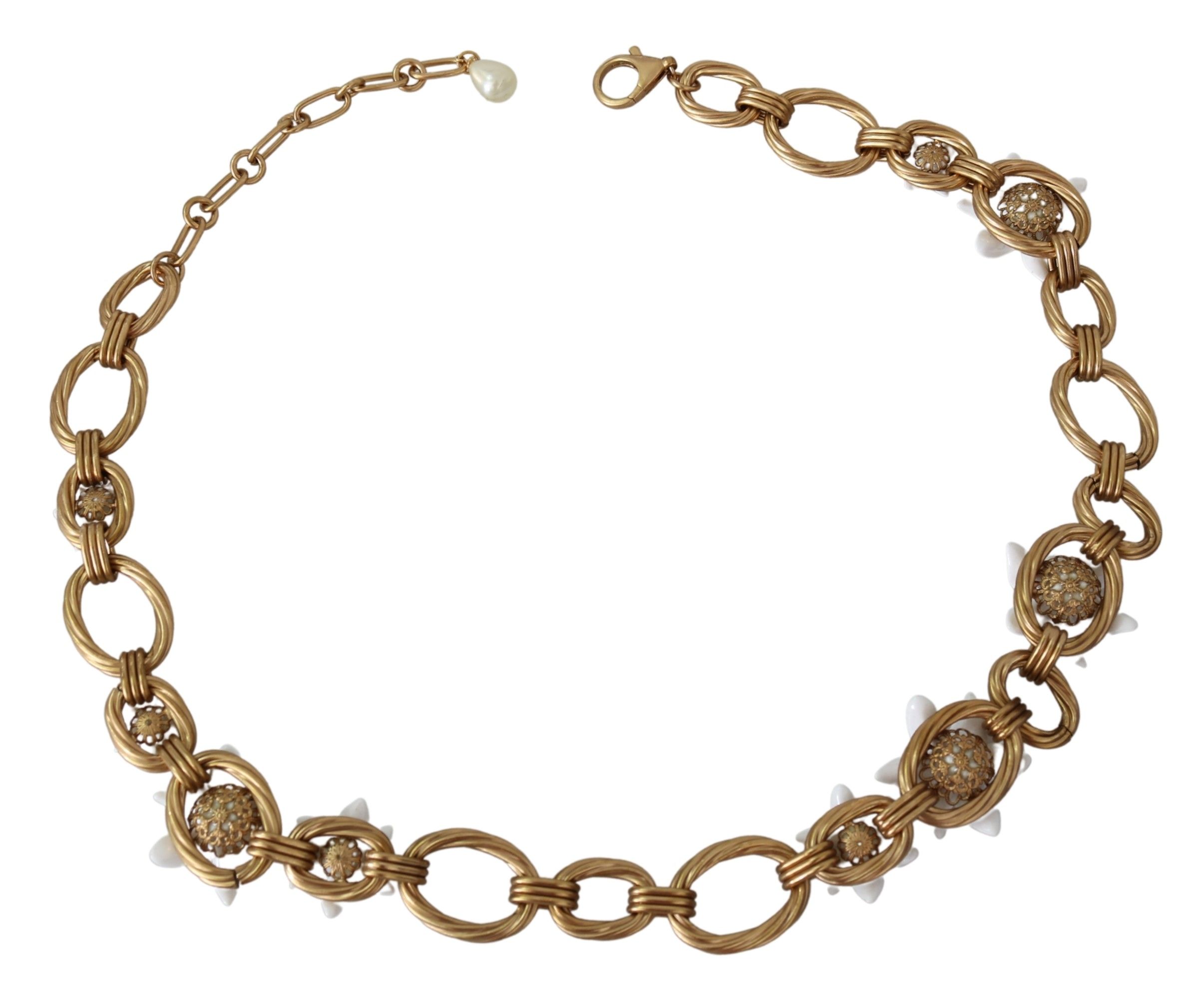 1450065.jpg Exquisite Gold Sicily Statement Necklace - Image 3