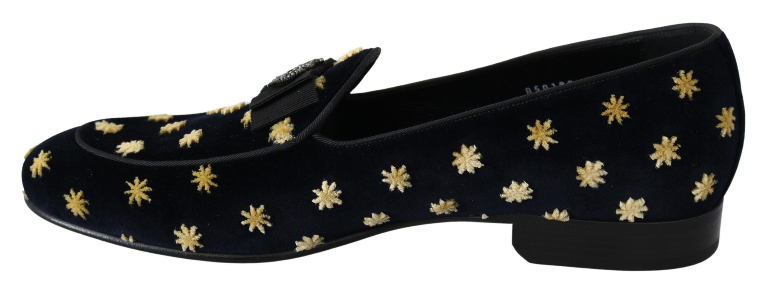 1452439.jpg Elegant Velvet Crown Embroidery Loafers - Image 3
