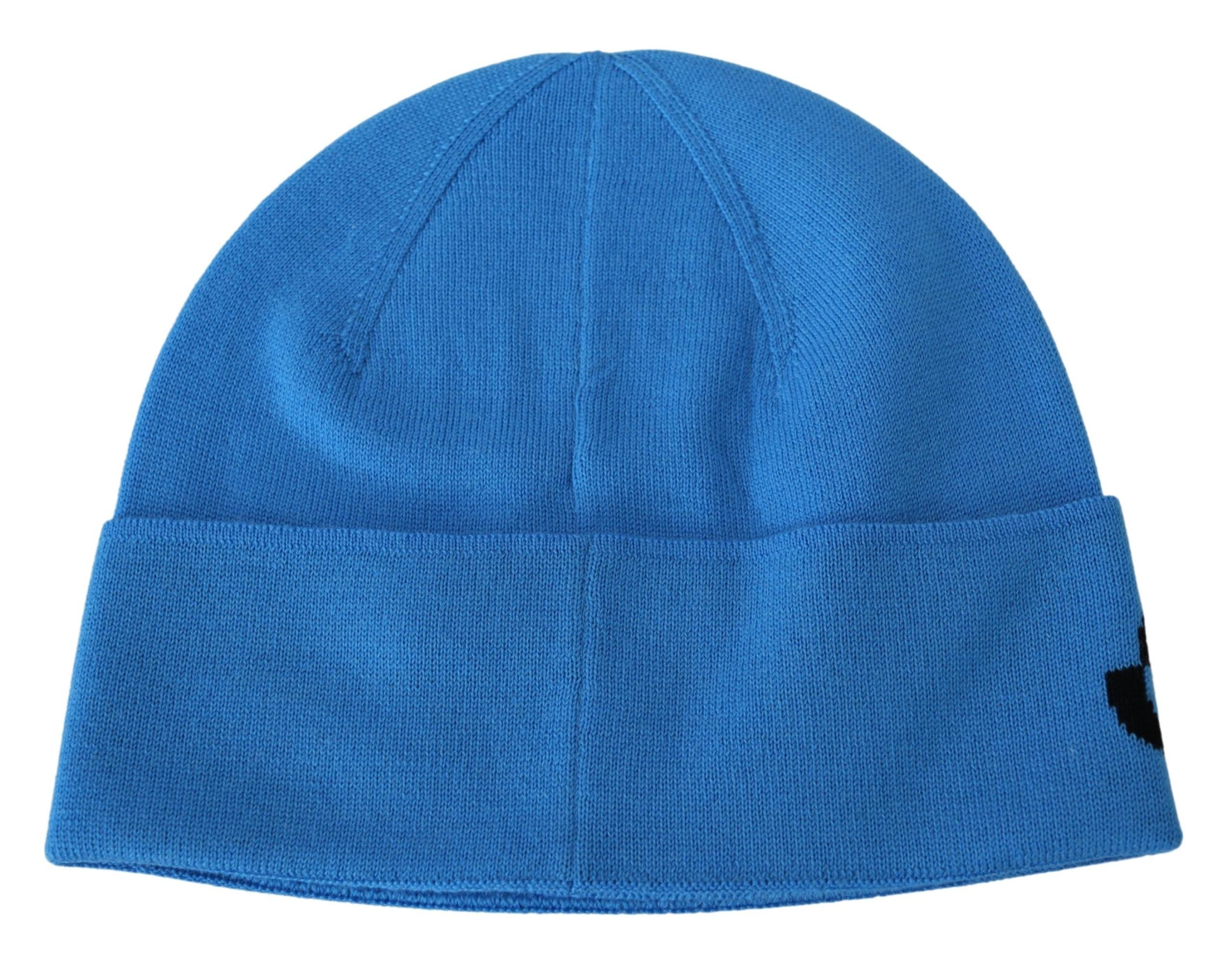 1457778.jpg Chic Woolen Beanie with Signature Black Logo - Image 2