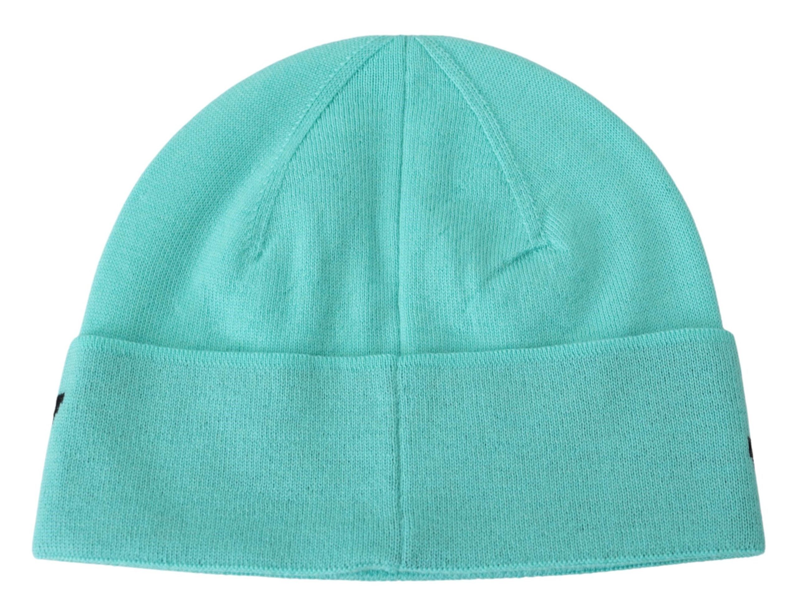1457799.jpg Aquamarine Green Wool Beanie with Signature Logo - Image 2