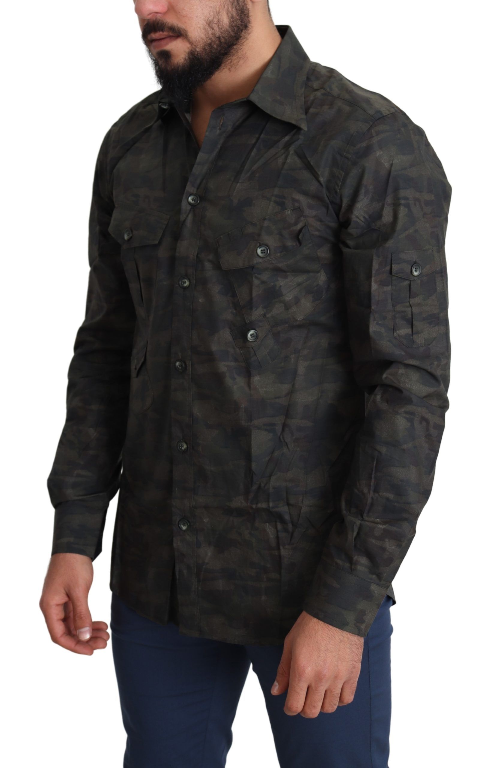 1459072.jpg Multicolor Cotton Casual Men's Shirt - Image 2