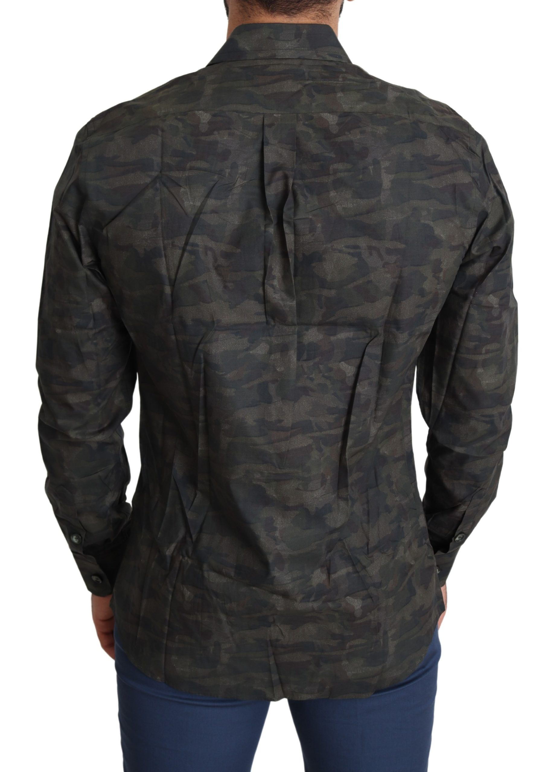 1459073.jpg Multicolor Cotton Casual Men's Shirt - Image 3