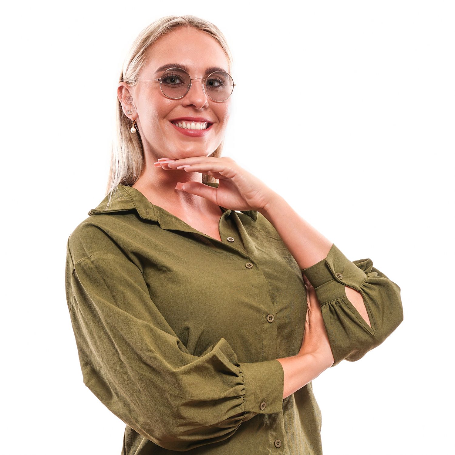 1465626.jpg Rose Gold Unisex Sunglasses - Image 4