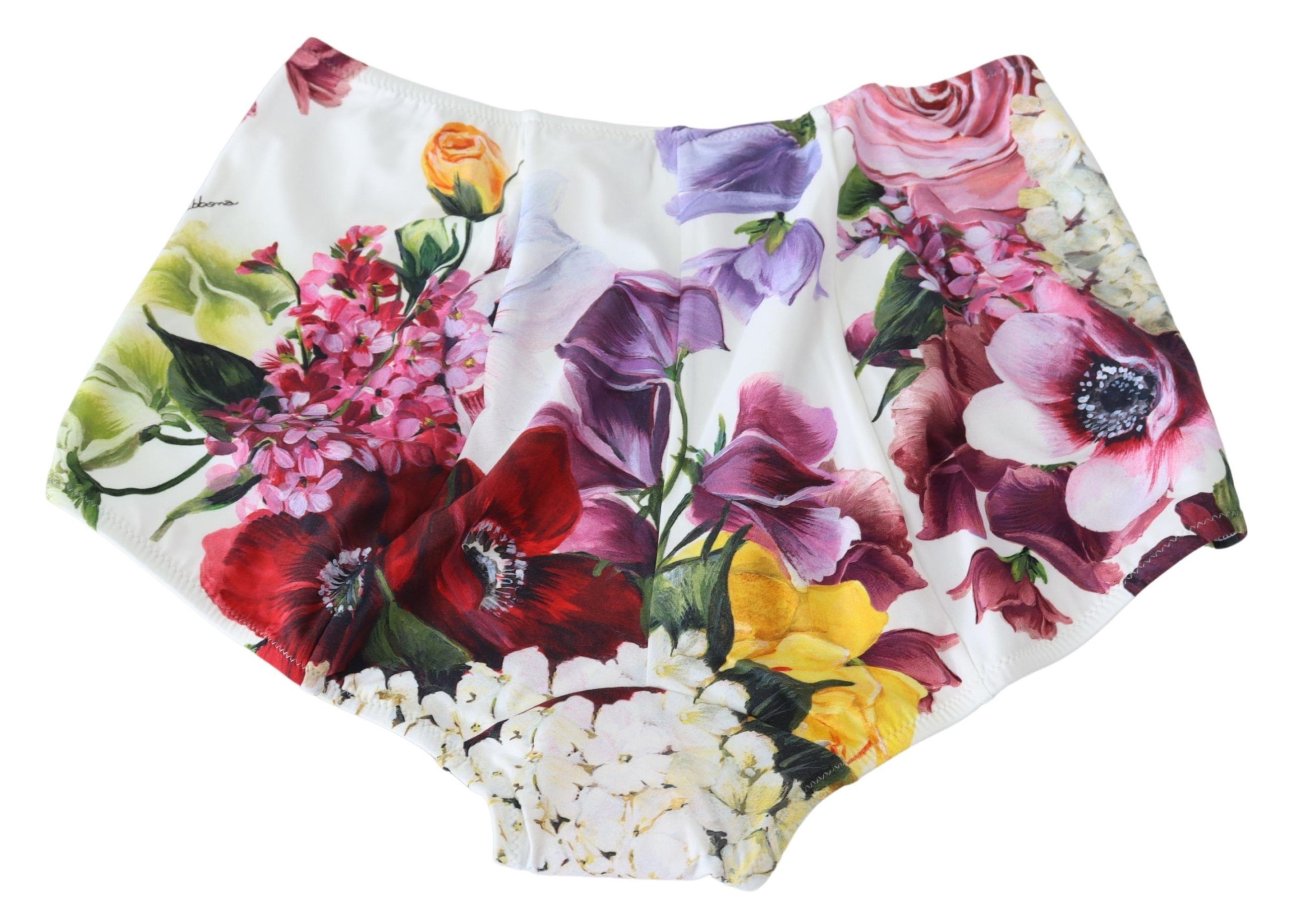 1483412.jpg Elegant White Floral High Waist Bikini Bottom - Image 5