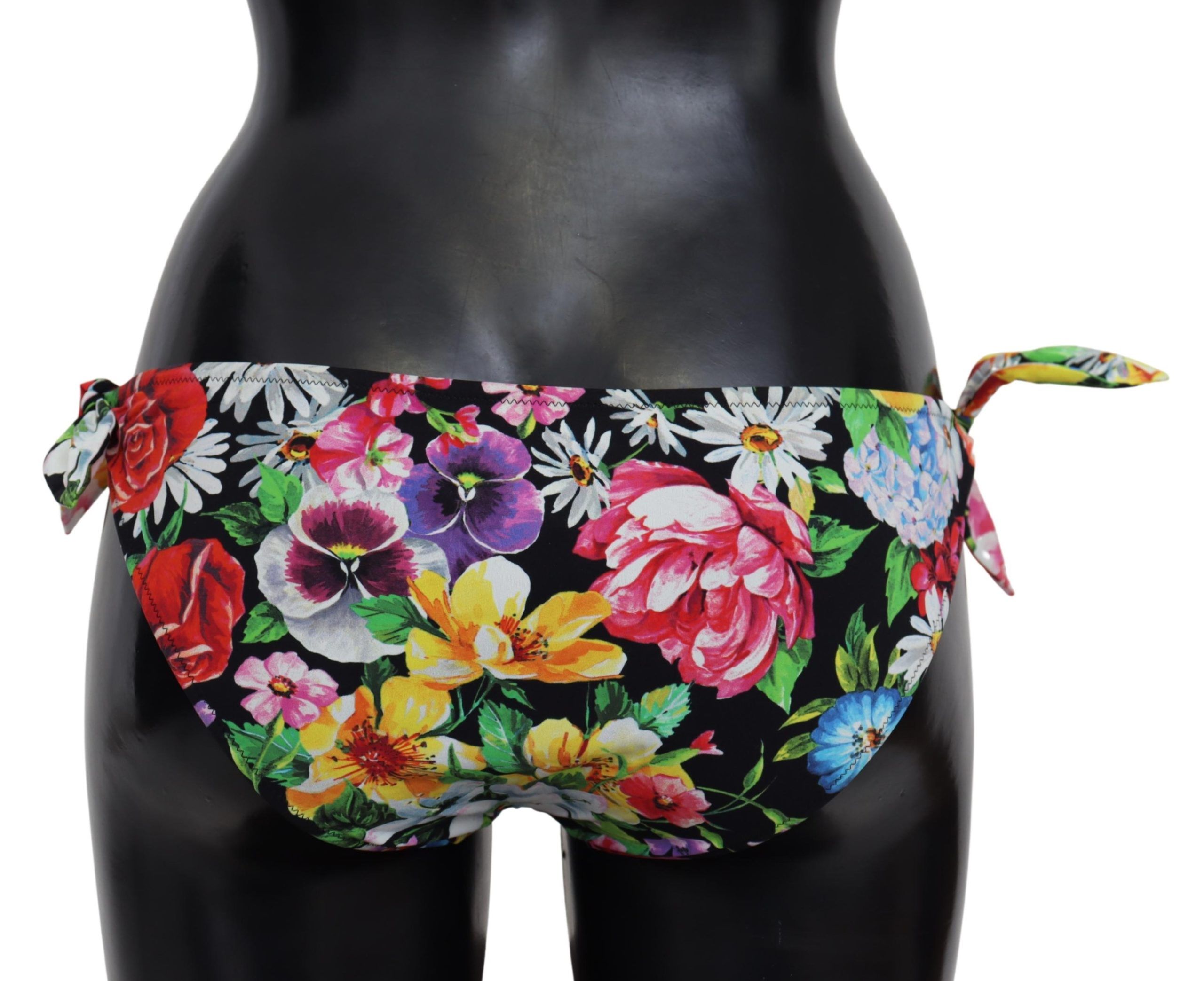 1484173.jpg Vibrant Floral Tie-Side Bikini Bottoms - Image 2
