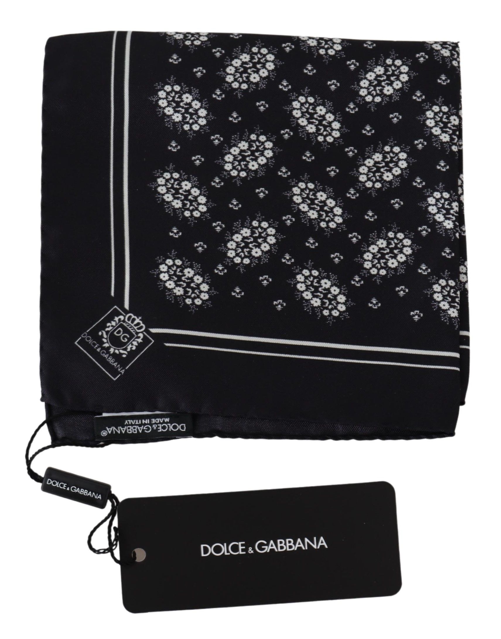 1492118.jpg Elegant Silk Patterned Pocket Square - Image 2