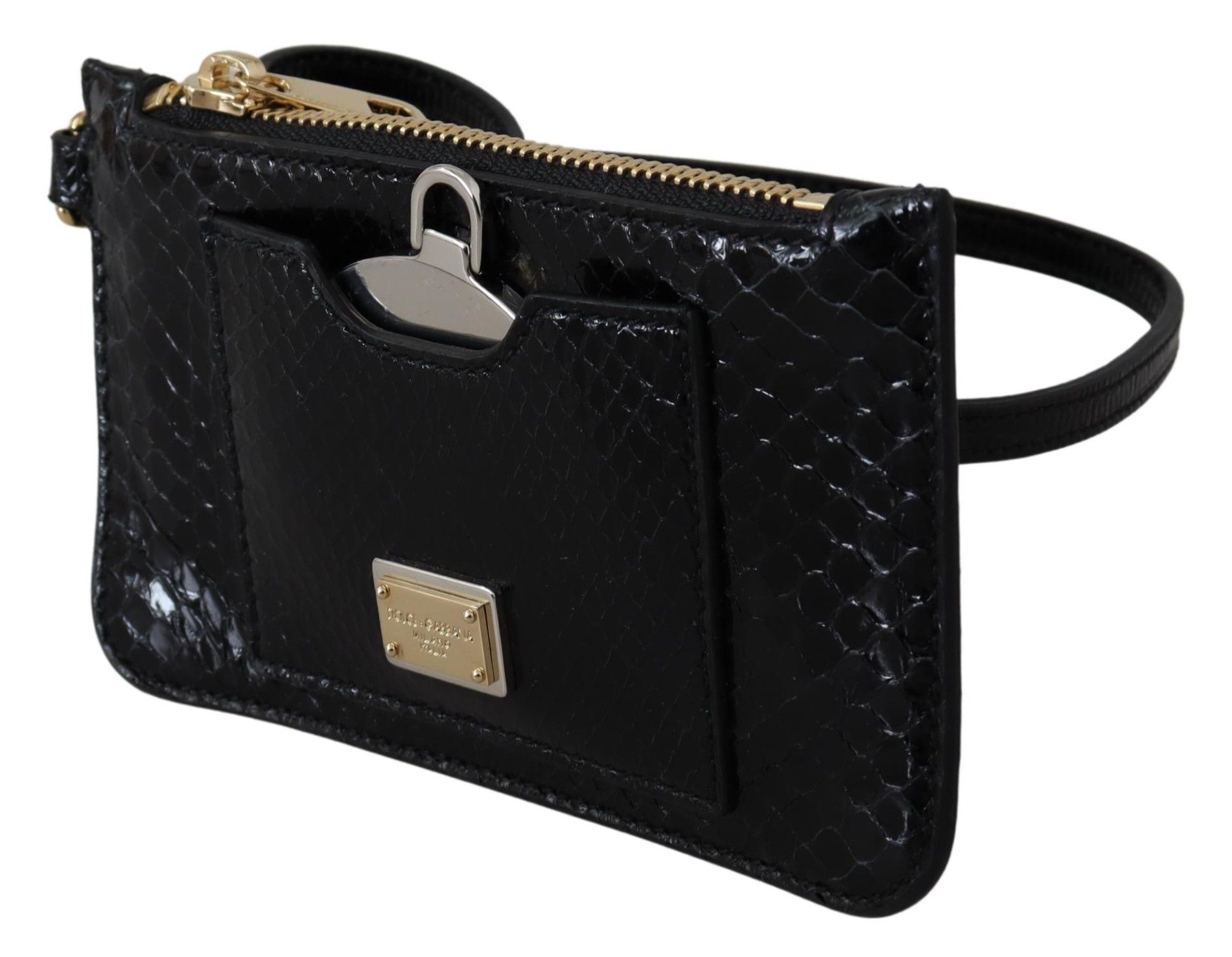 1496708.jpg Elegant Python Pattern Leather Wristlet Wallet - Image 2