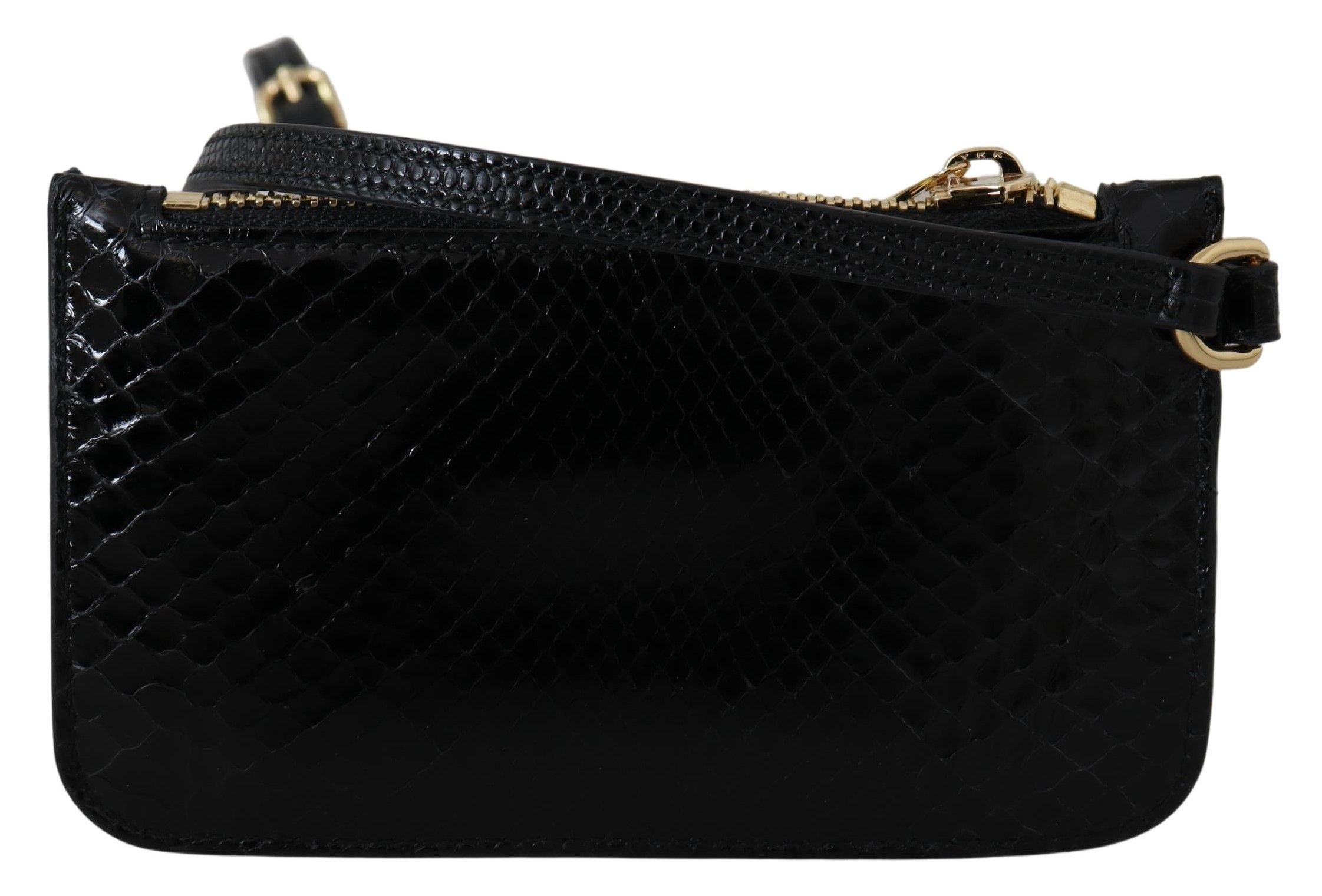 1496709.jpg Elegant Python Pattern Leather Wristlet Wallet - Image 3