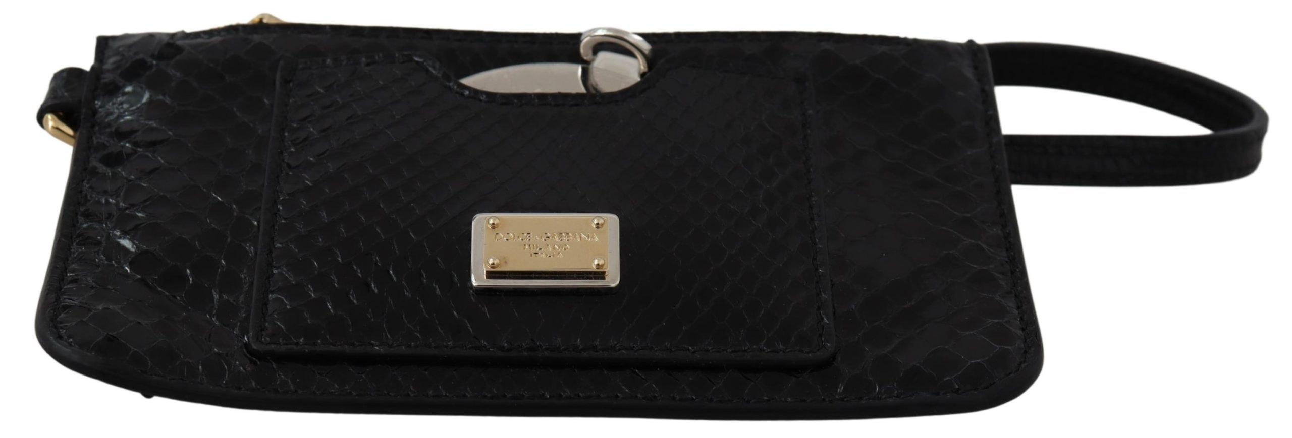 1496710.jpg Elegant Python Pattern Leather Wristlet Wallet - Image 4