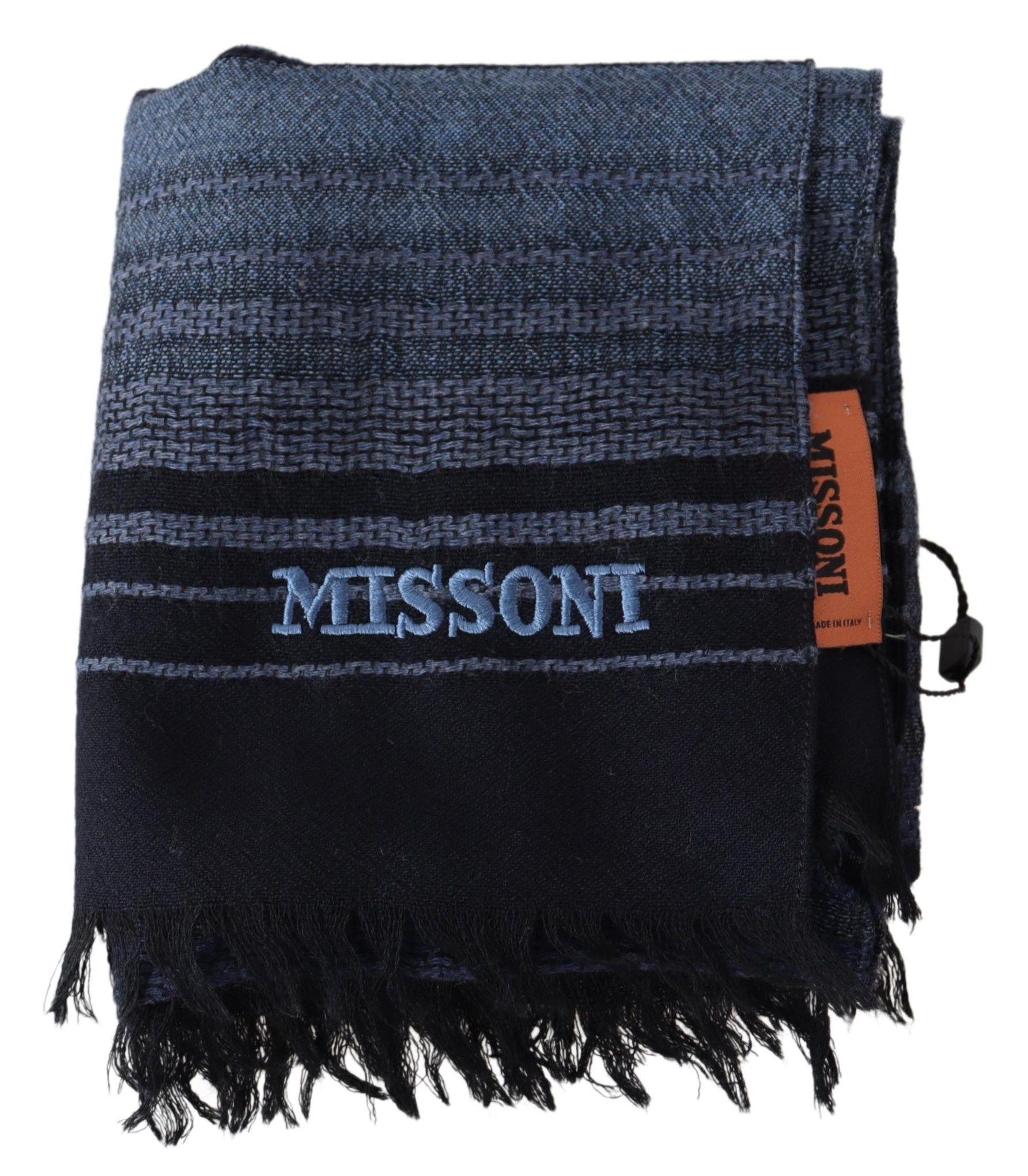 1497734.jpg Elegant Multicolor Patterned Wool Scarf - Image 4