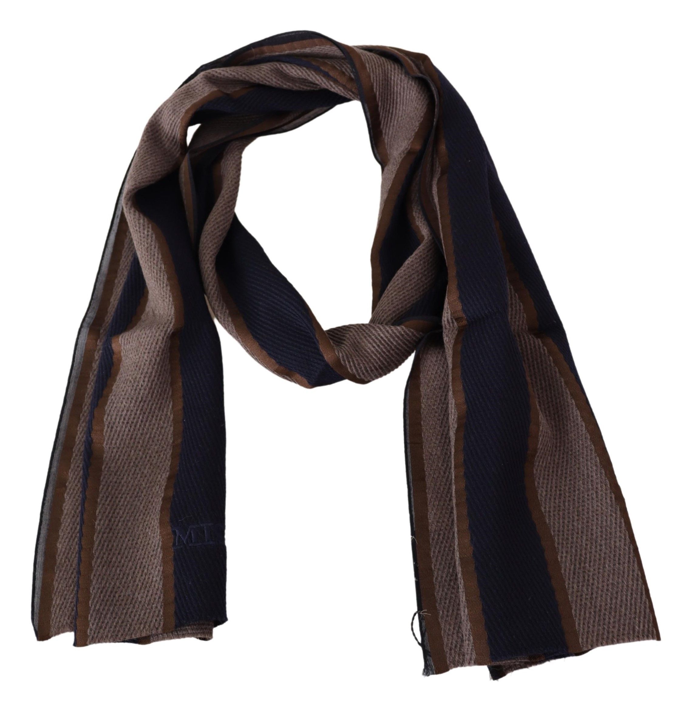 1498130.jpg Elegant Striped Wool Scarf - Image 3