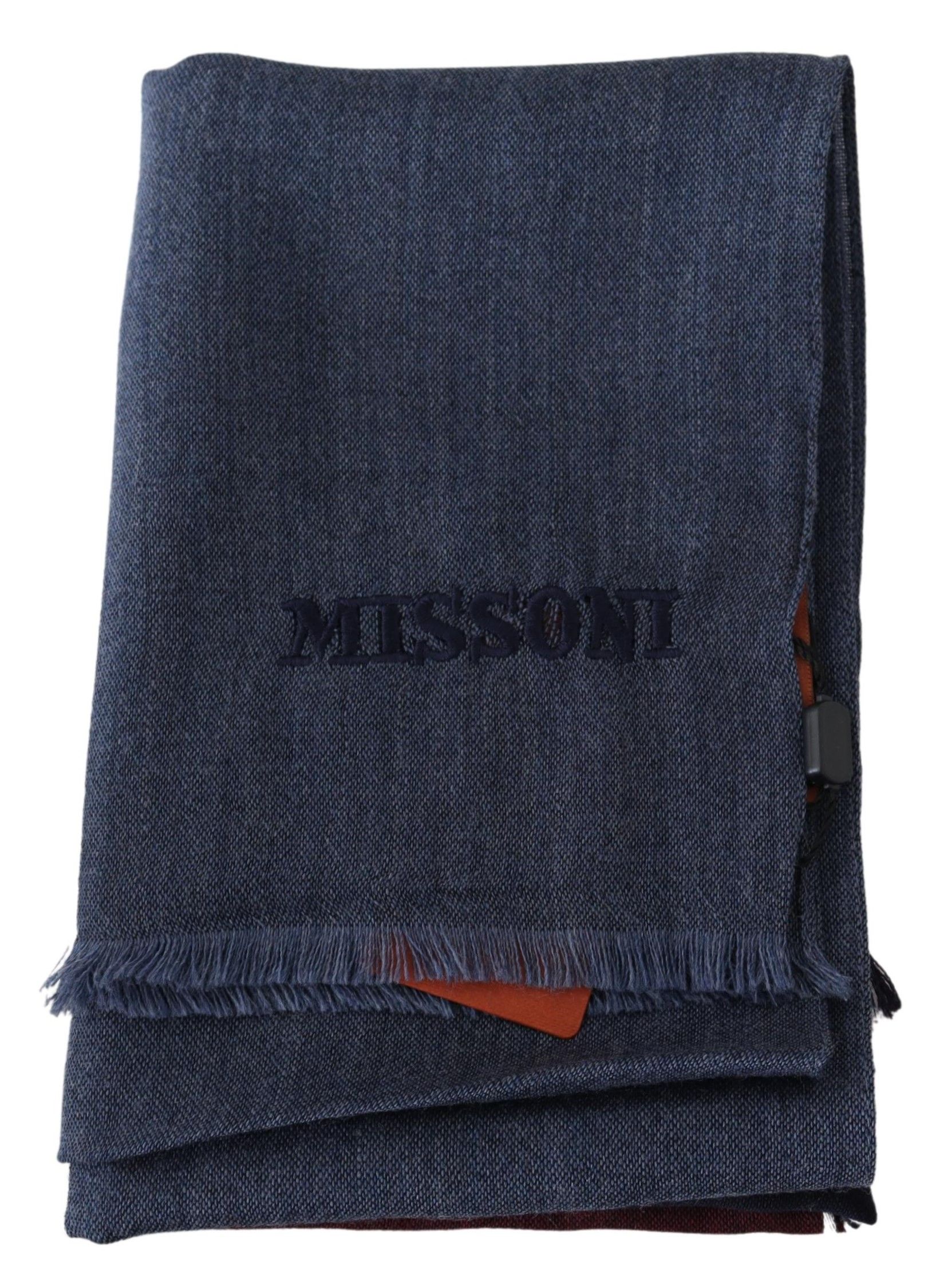 1498151.jpg Elegant Wool Scarf with Striped Pattern - Image 4