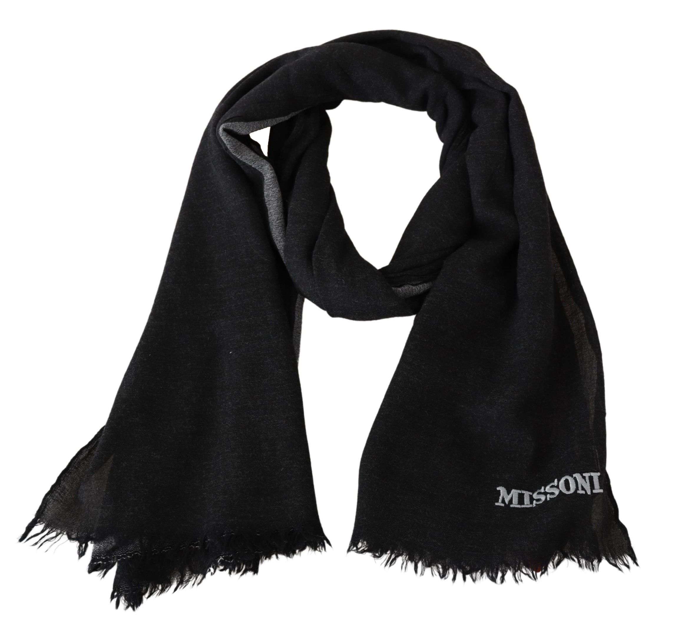 1498924.jpg Elegant Wool Scarf with Signature Embroidery - Image 3
