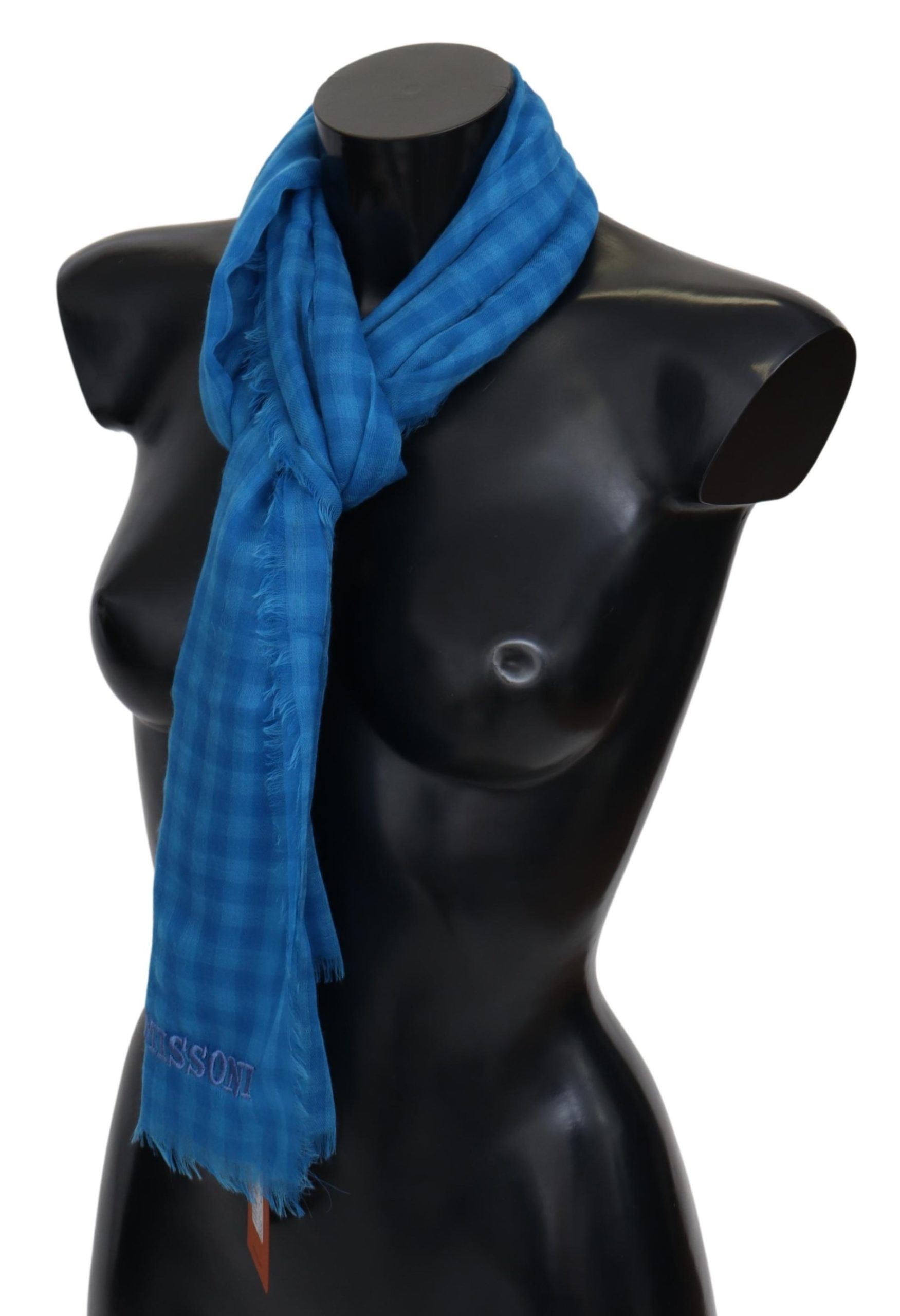 1516208.jpg Chic Checkered Cashmere Scarf - Image 2