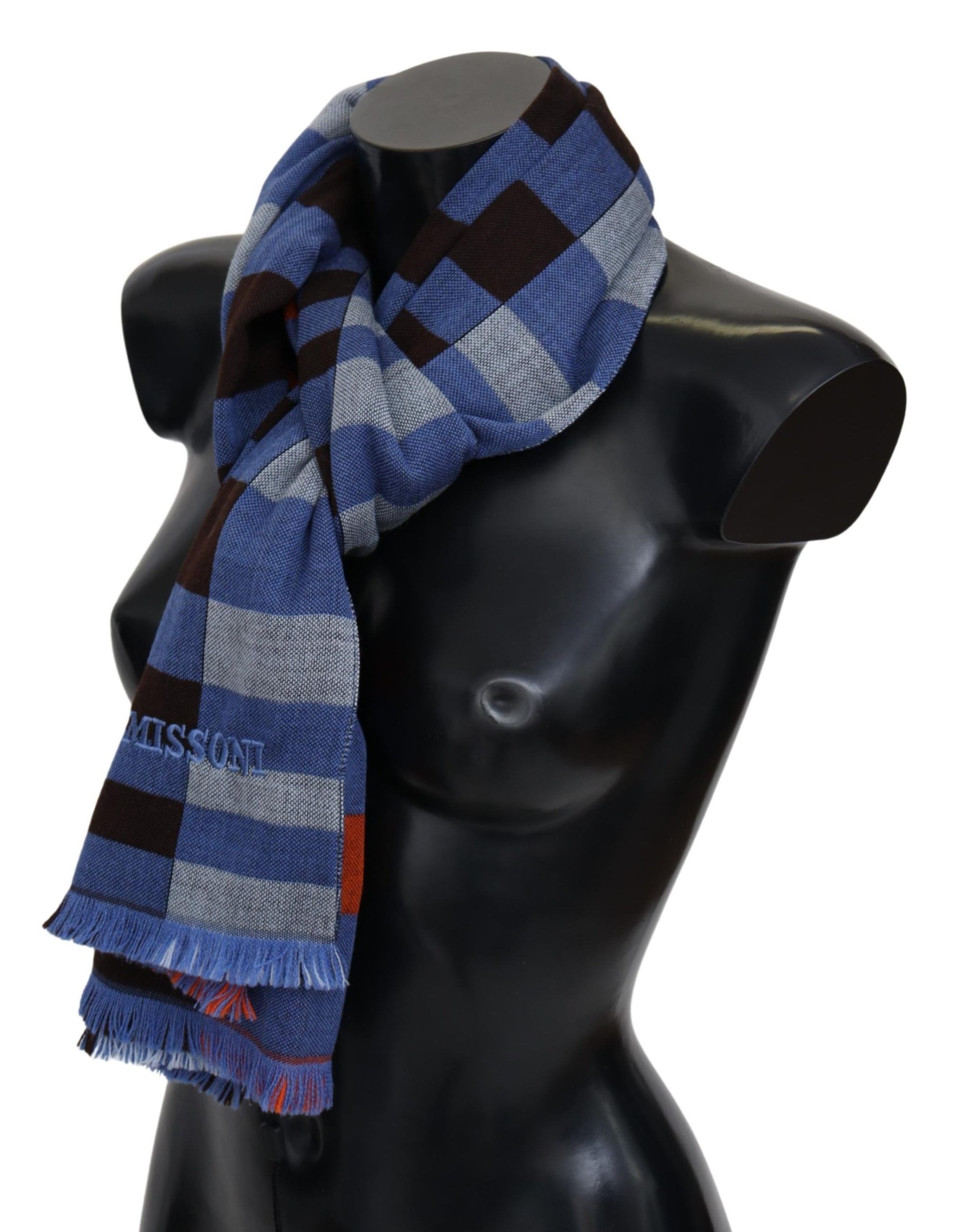 1516287.jpg Chic Multicolor Wool Scarf Unisex Accessory - Image 2