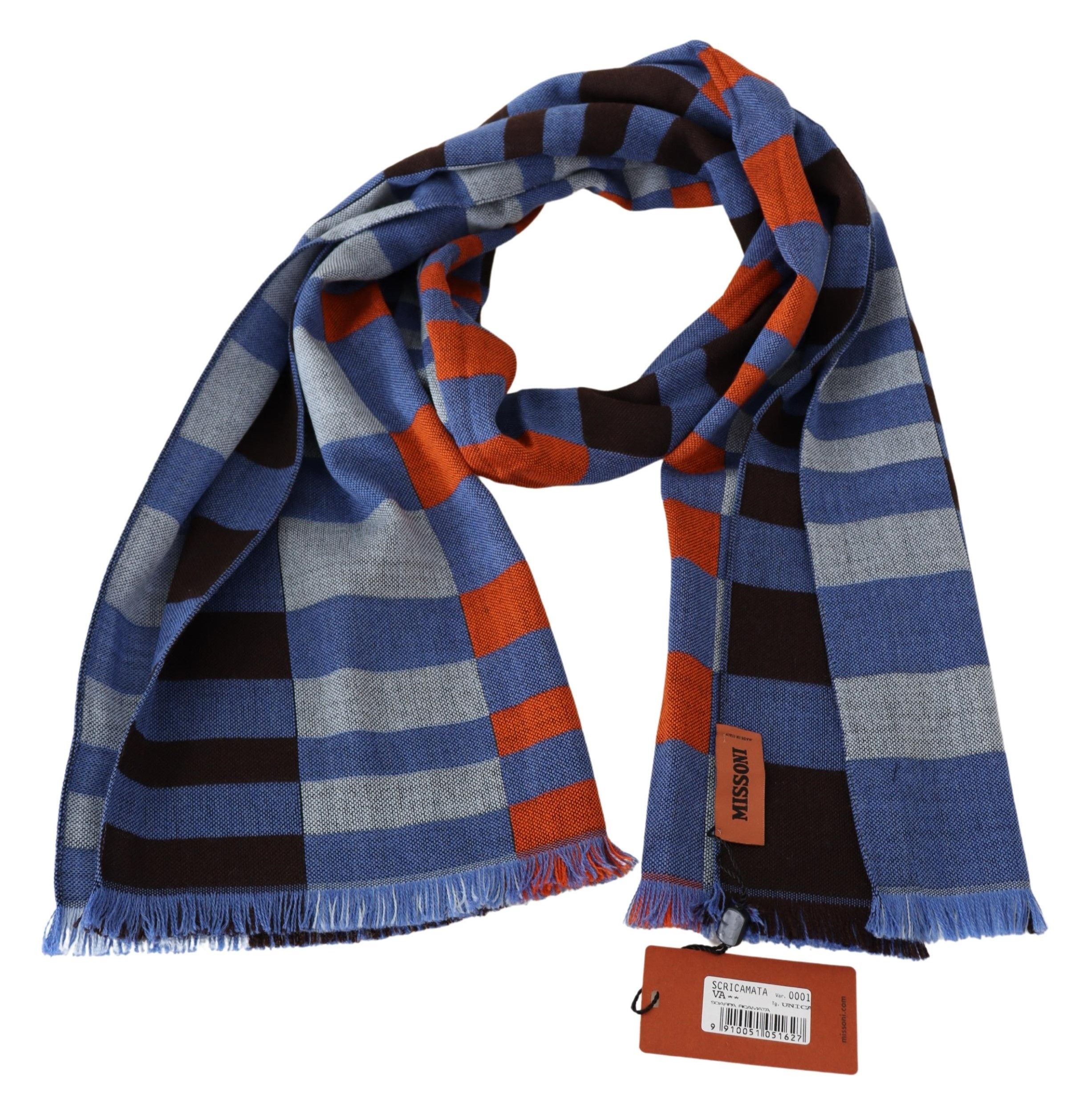 1516288.jpg Chic Multicolor Wool Scarf Unisex Accessory - Image 3