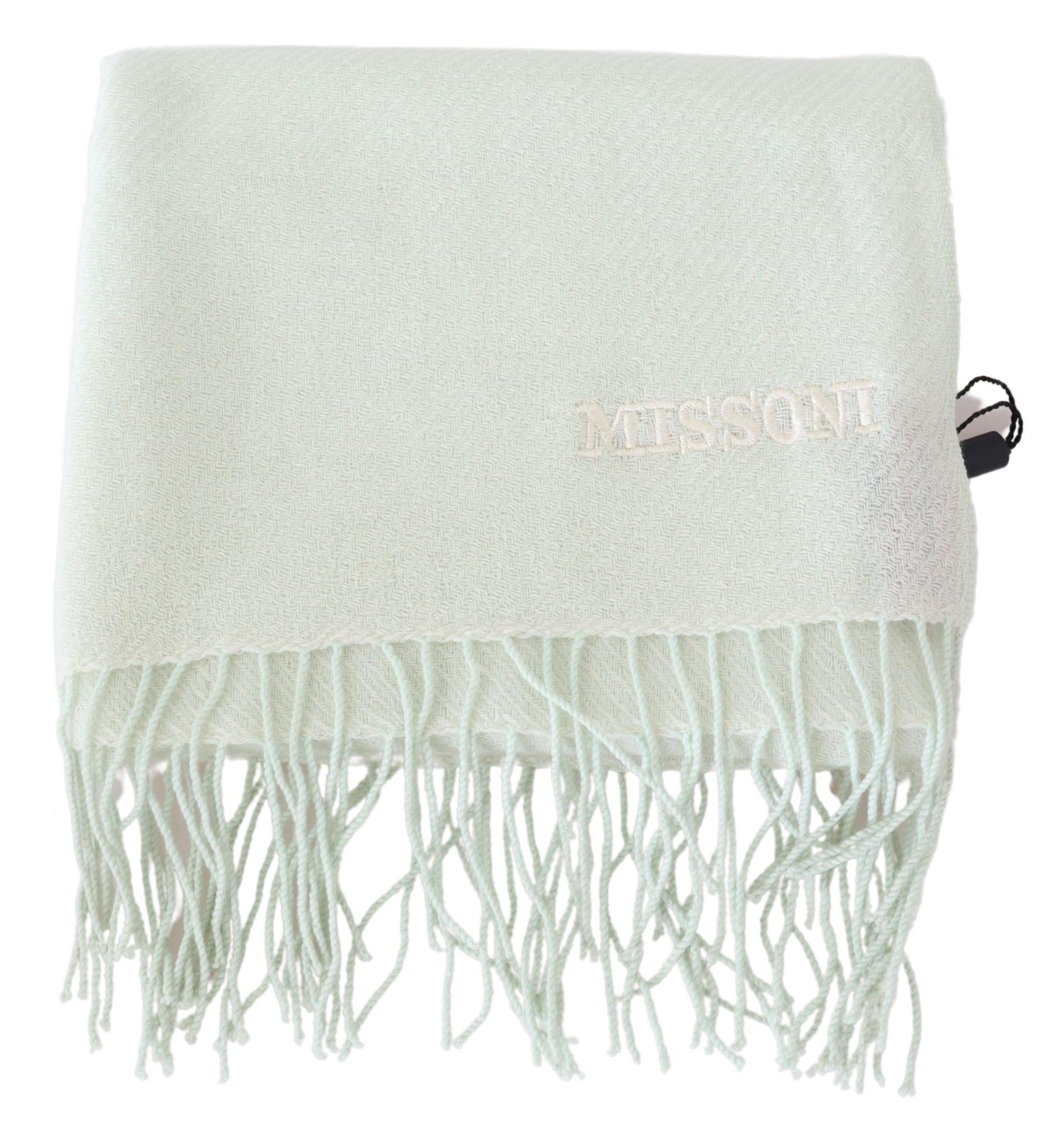 1516391.jpg Elegant White Cashmere Scarf - Image 4
