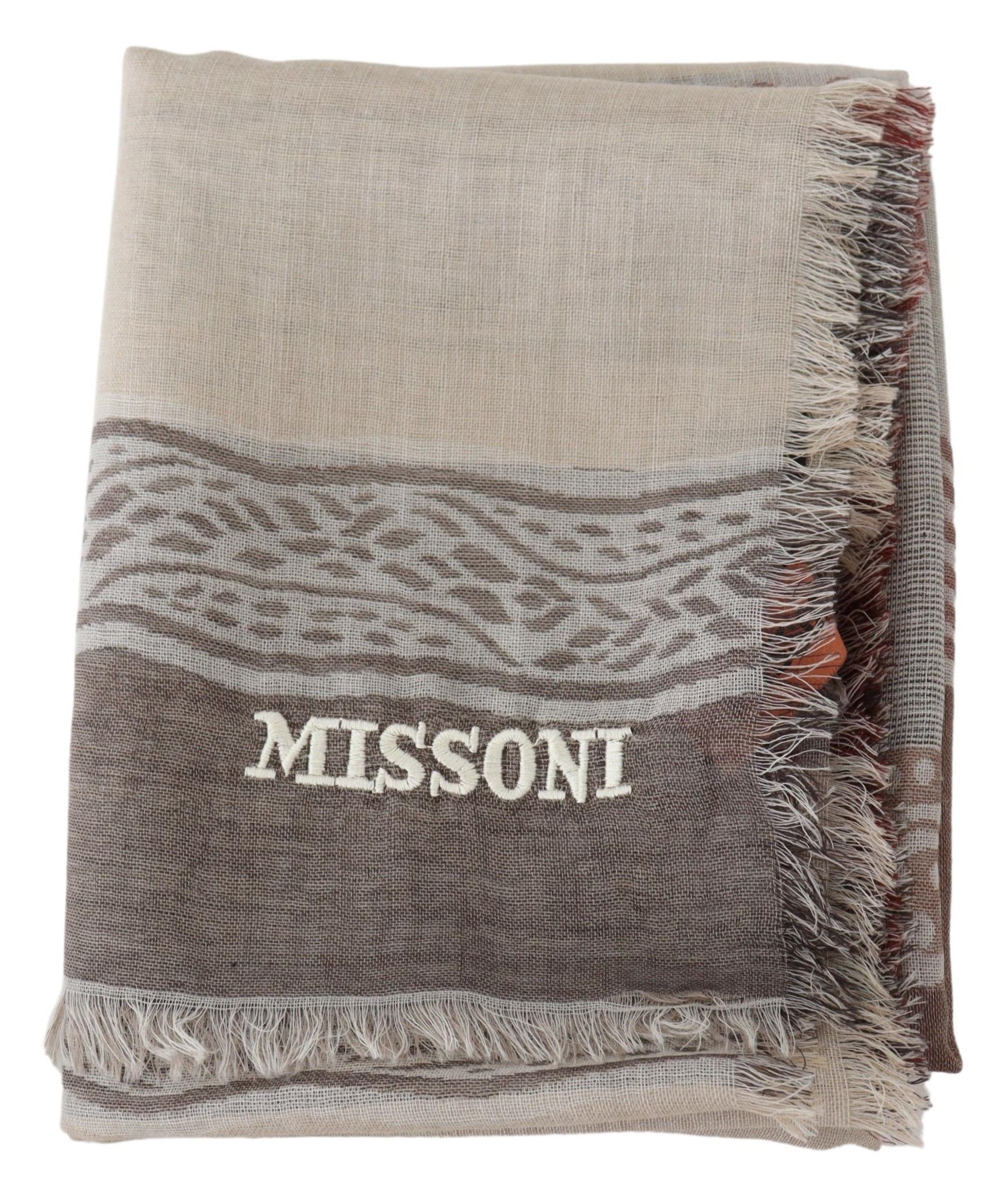 1516429.jpg Elegant Wool Scarf with Signature Pattern - Image 3