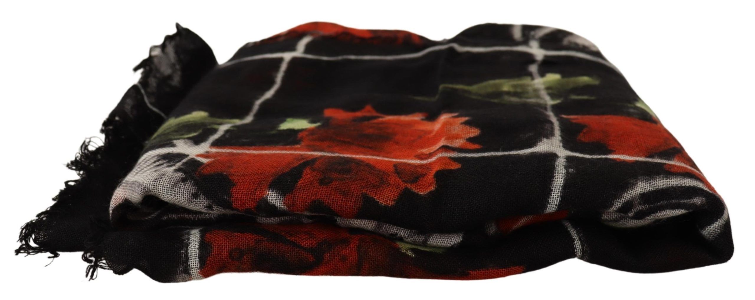 1525057.jpg Sumptuous Floral Cashmere Silk Scarf - Image 2