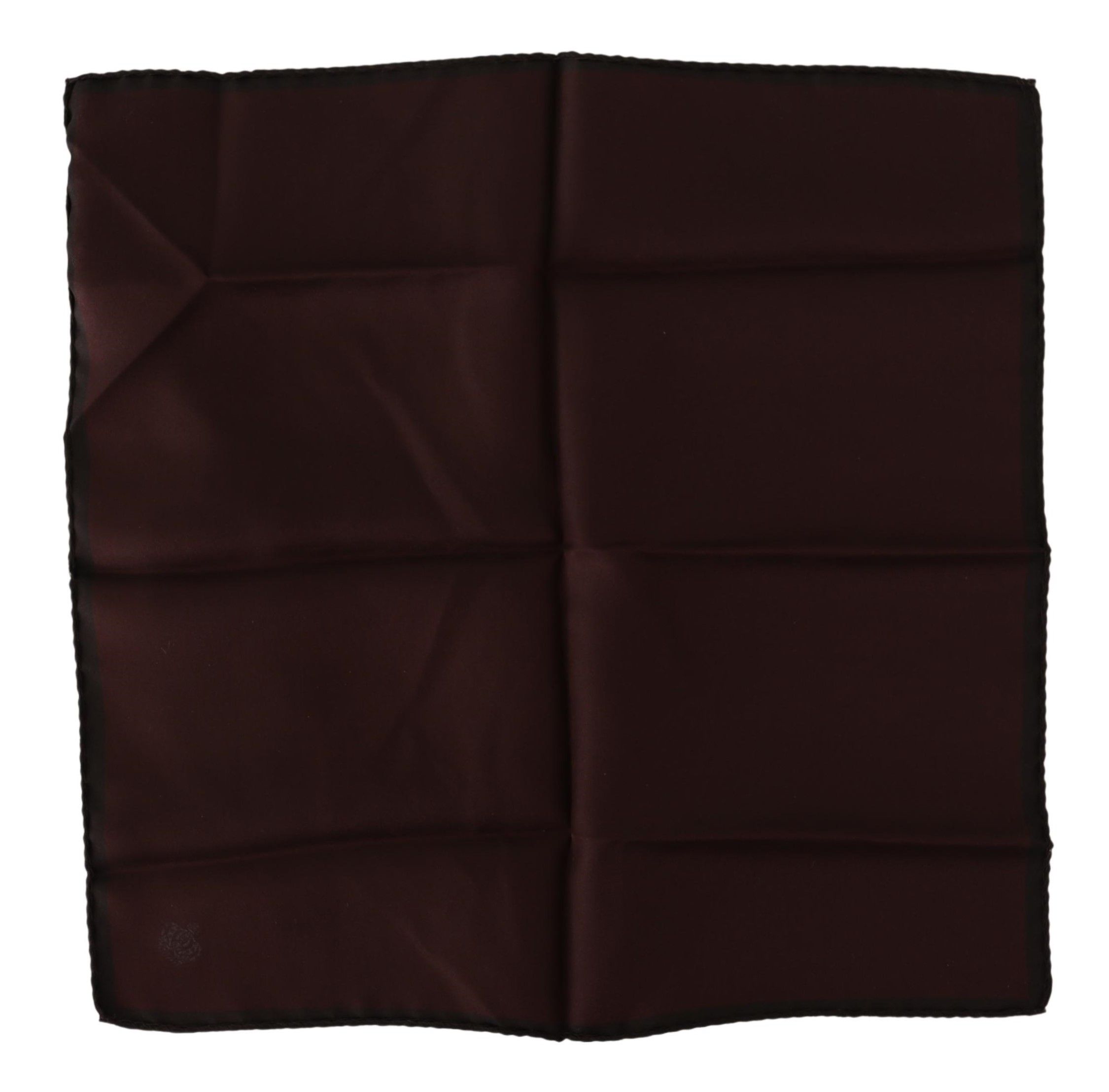 1525415.jpg Elegant Maroon Silk Pocket Square - Image 3